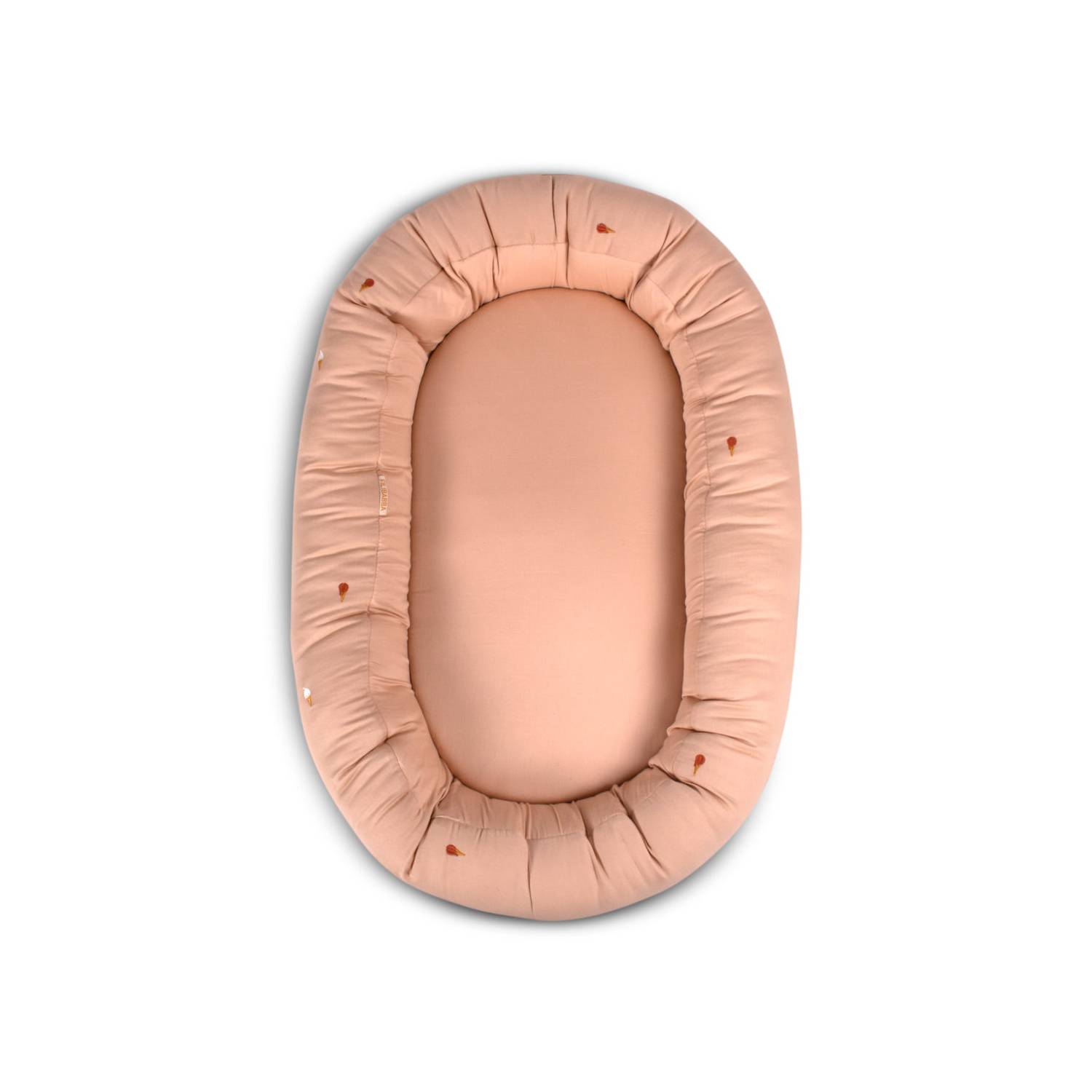 Babynest aus Bio-Baumwolle 2. Generation mit Stickerei