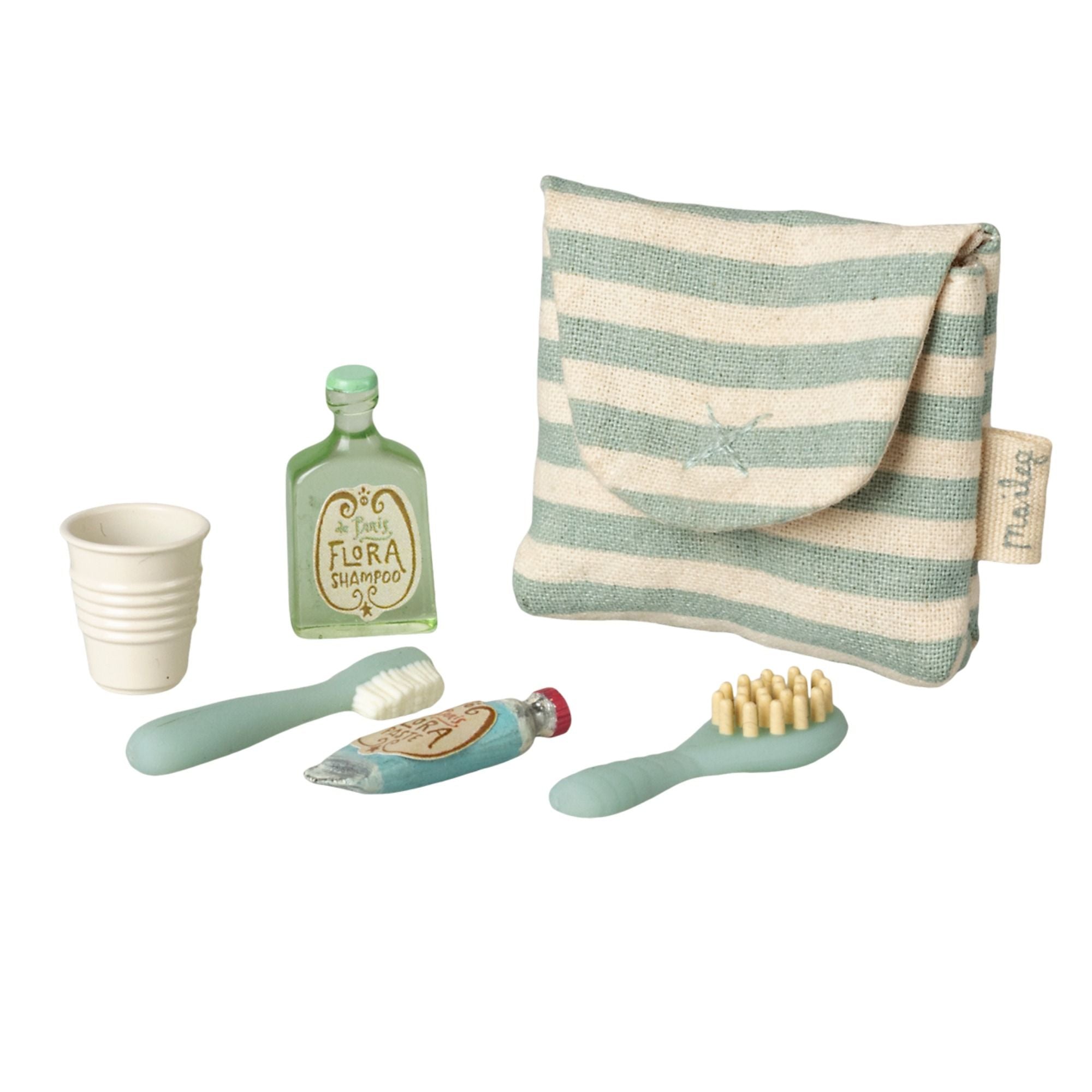 Maileg - Zahnbürsten Set - Tooth Brush Set Mouse - Baumwolle Kunststoff -