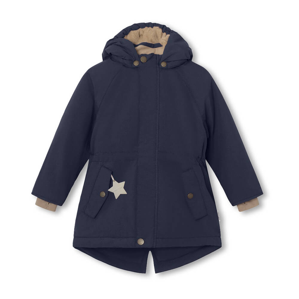 Winterjacke gefüttert mit Fleece und Gummizug am Rücken - Modell: MatVikania