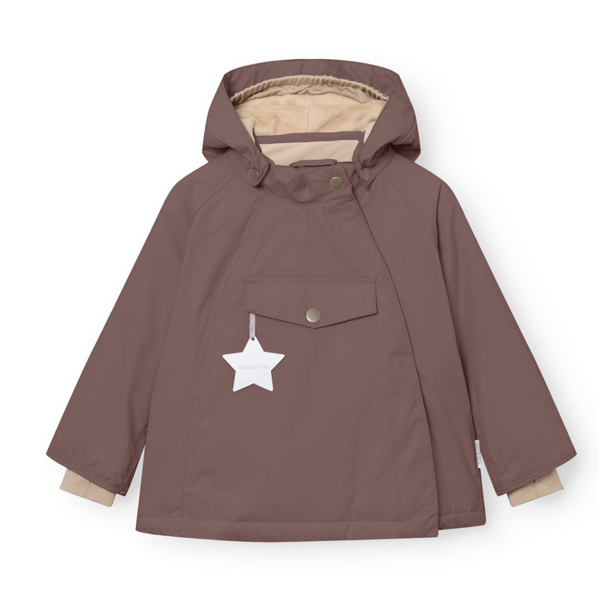 Winterjacke gefüttert mit Fleece aus recyceltem Nylon - Modell: MatWang