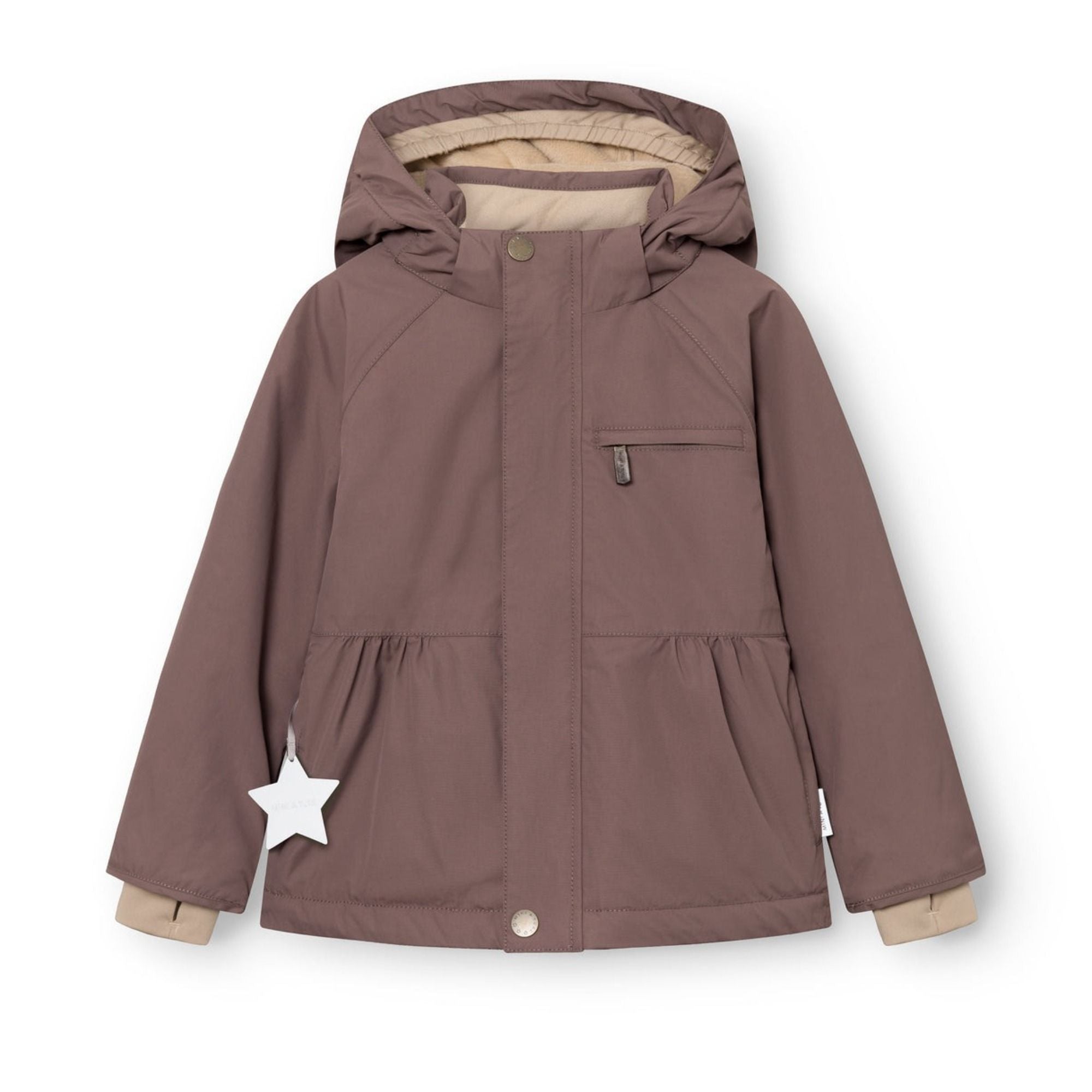 Winterjacke gefüttert mit Fleece und geraffter Taille - Modell: MatBriddine