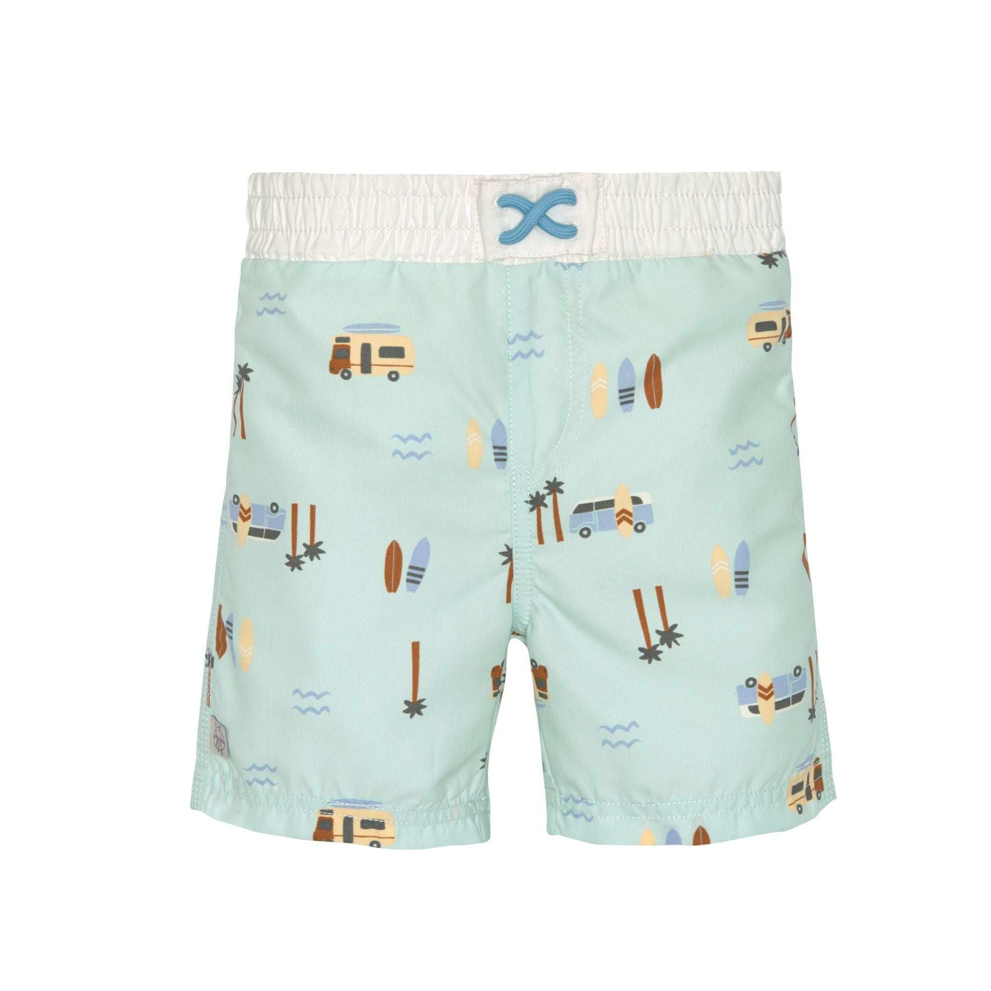 UV-Board-Shorts mit integrierter Windel aus recyceltem Polyester