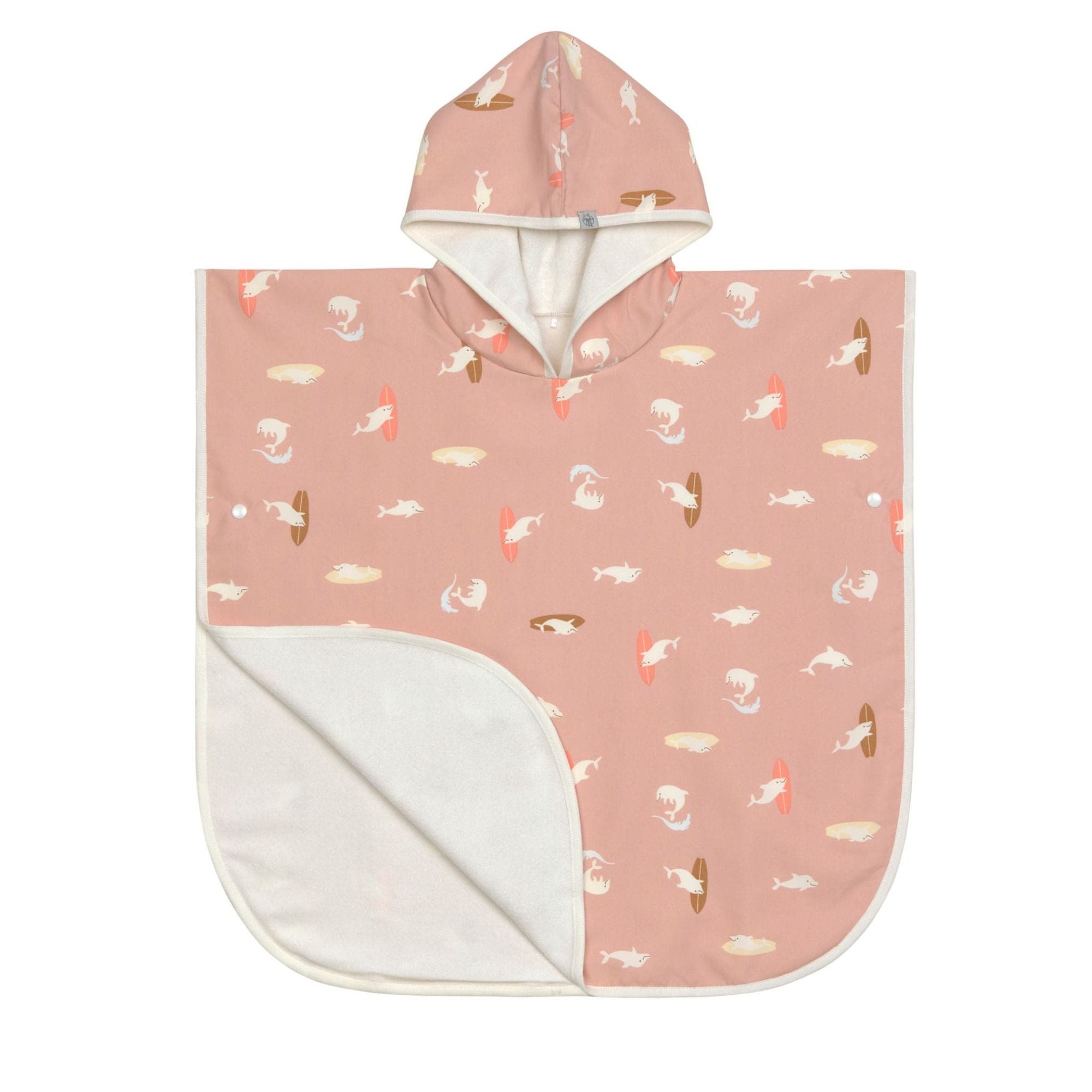UV-Badeponcho Kinder aus Baumwolle