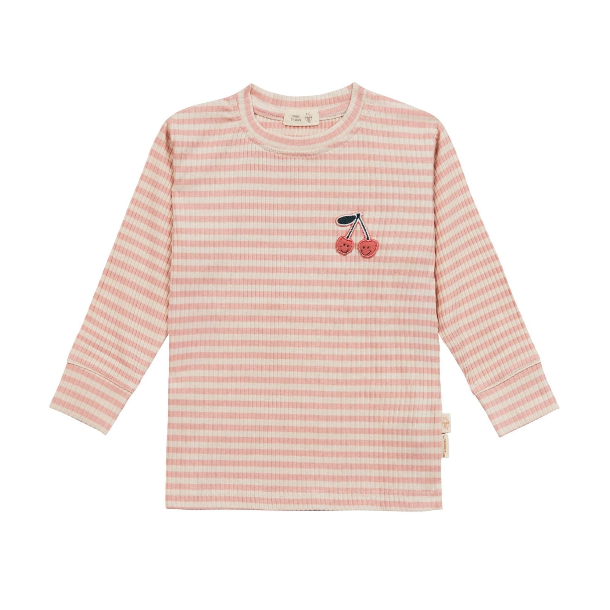 Kinder Ripp Langarm-Shirt Little Gang aus Bio-Baumwolle