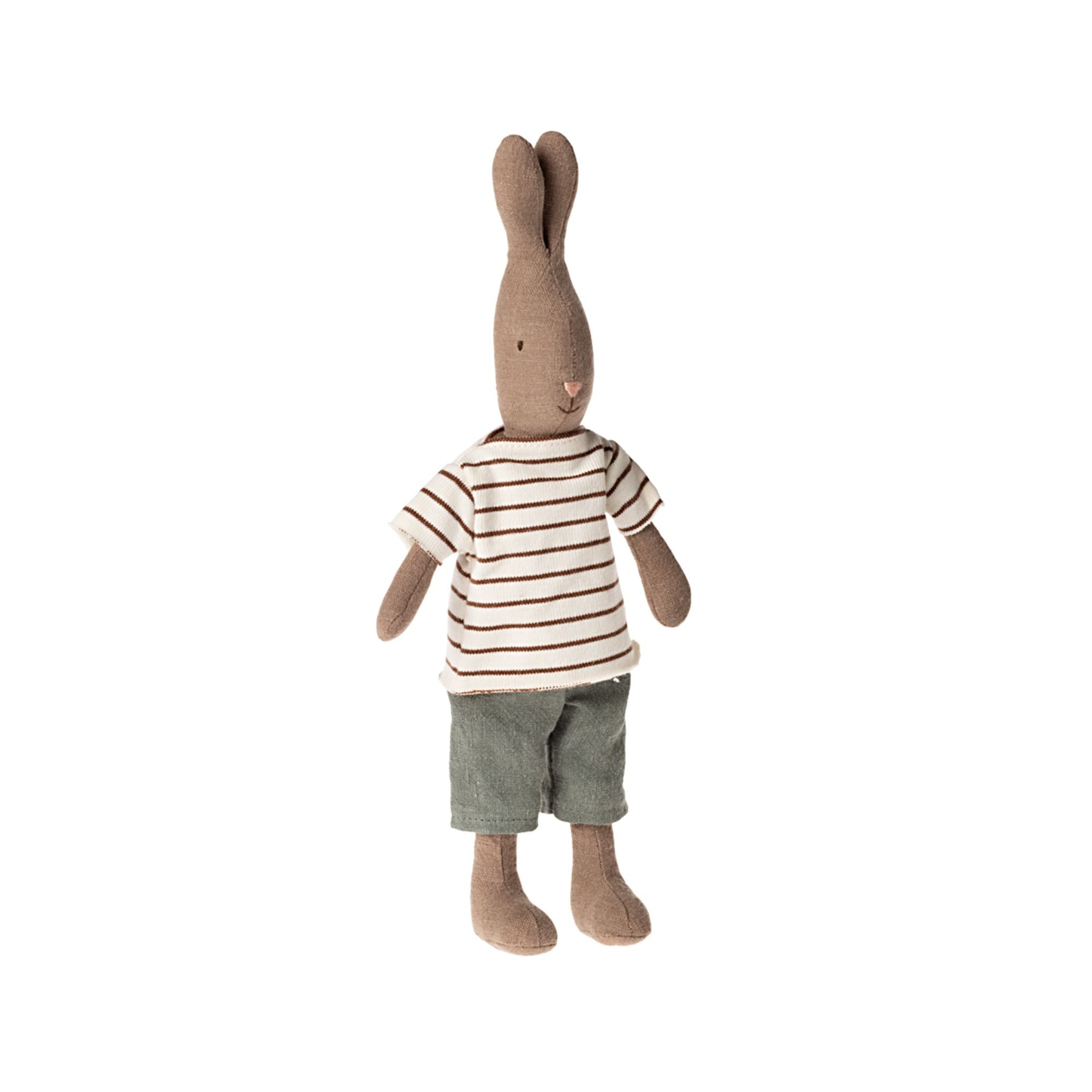 Hase Größe 2 Stoffpuppe 27 / 31 cm aus Baumwolle