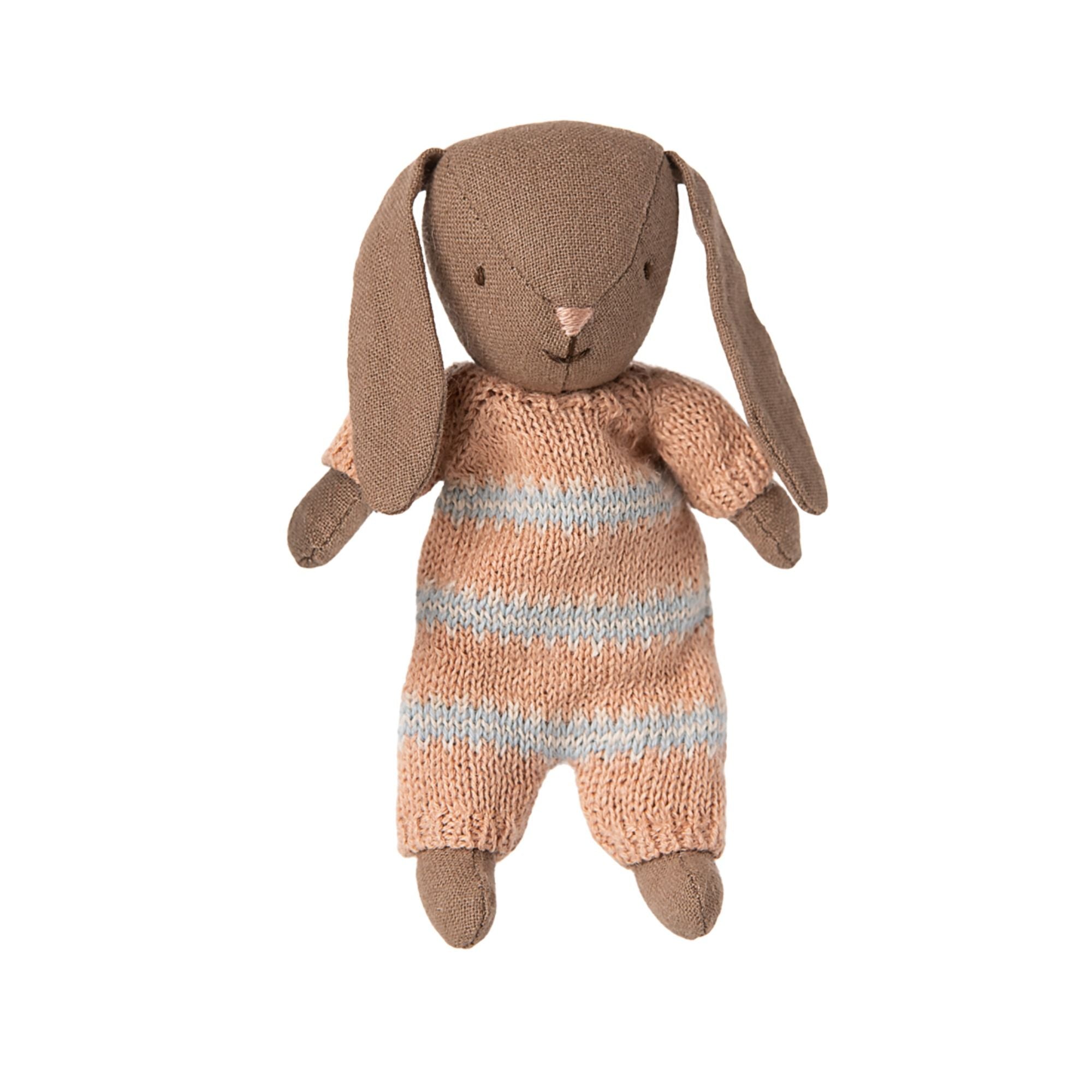 Hase / Kaninchen Mikro - Stoffpuppe aus Baumwolle