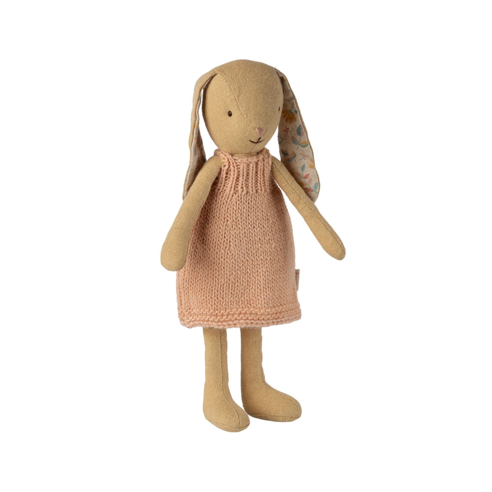 Hase Größe 1 Stoffpuppe 23 / 27 cm aus Baumwolle