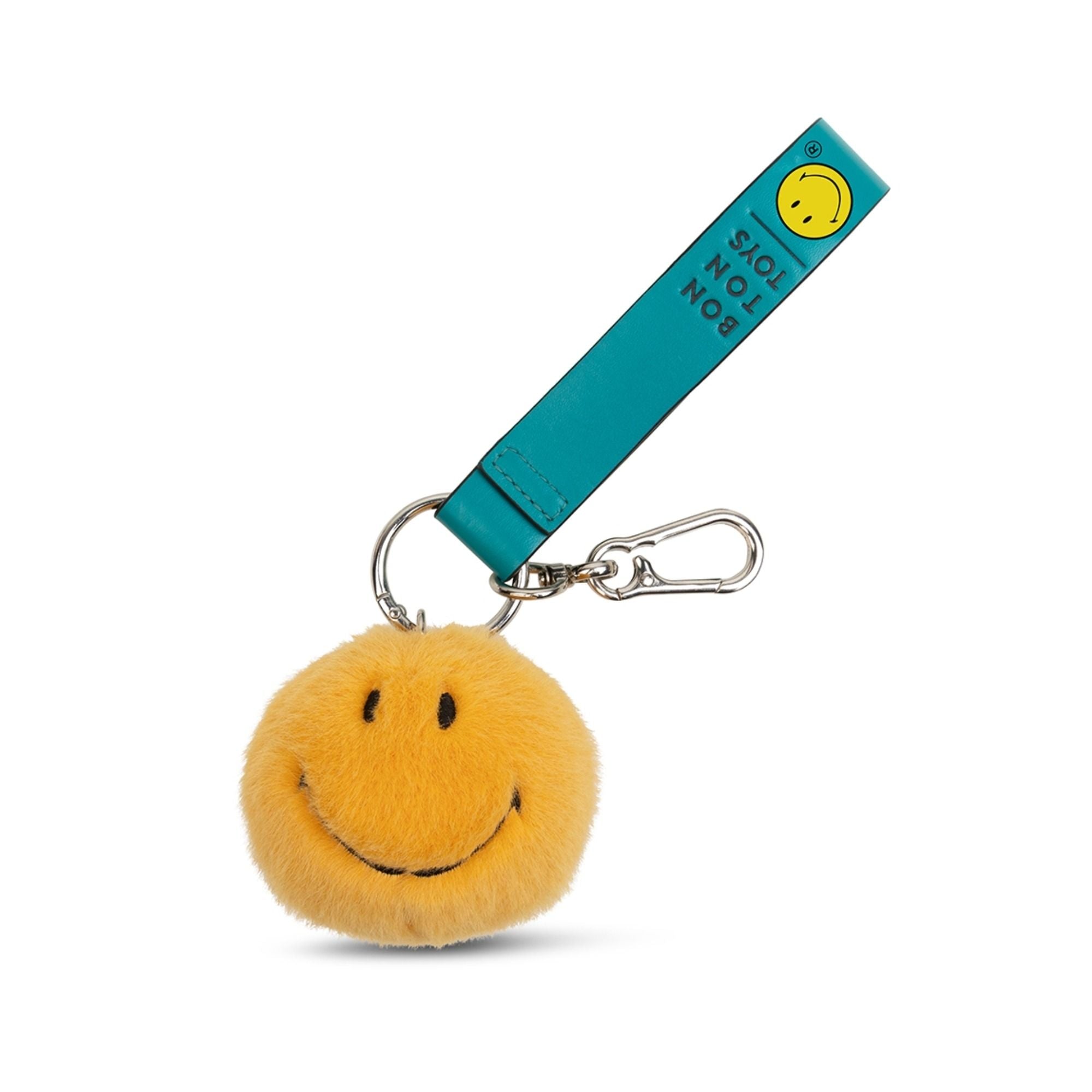 Smiley Bag Charm ECO Fuzzy 7 cm