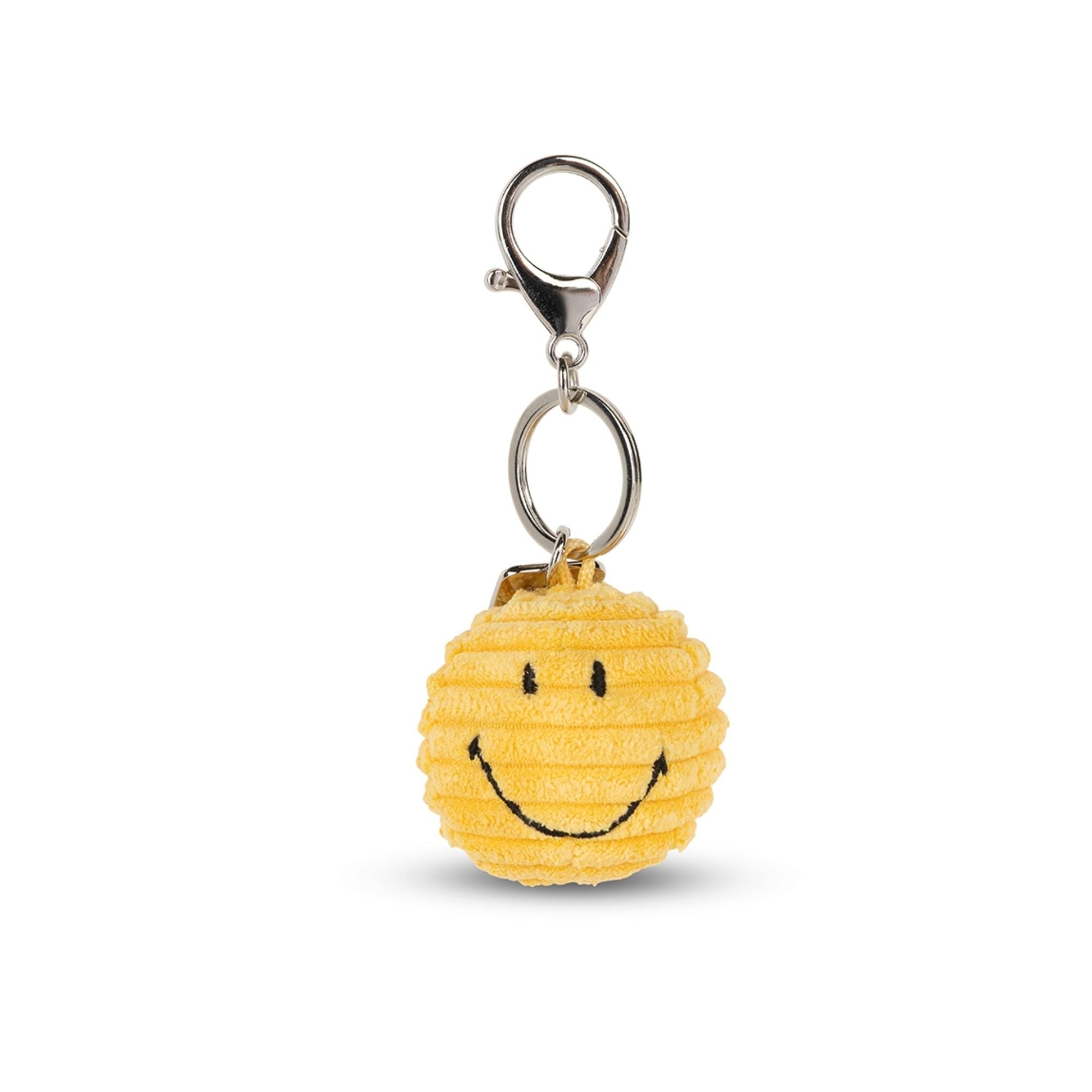 Smiley Keychain ECO Corduroy 4,5 cm
