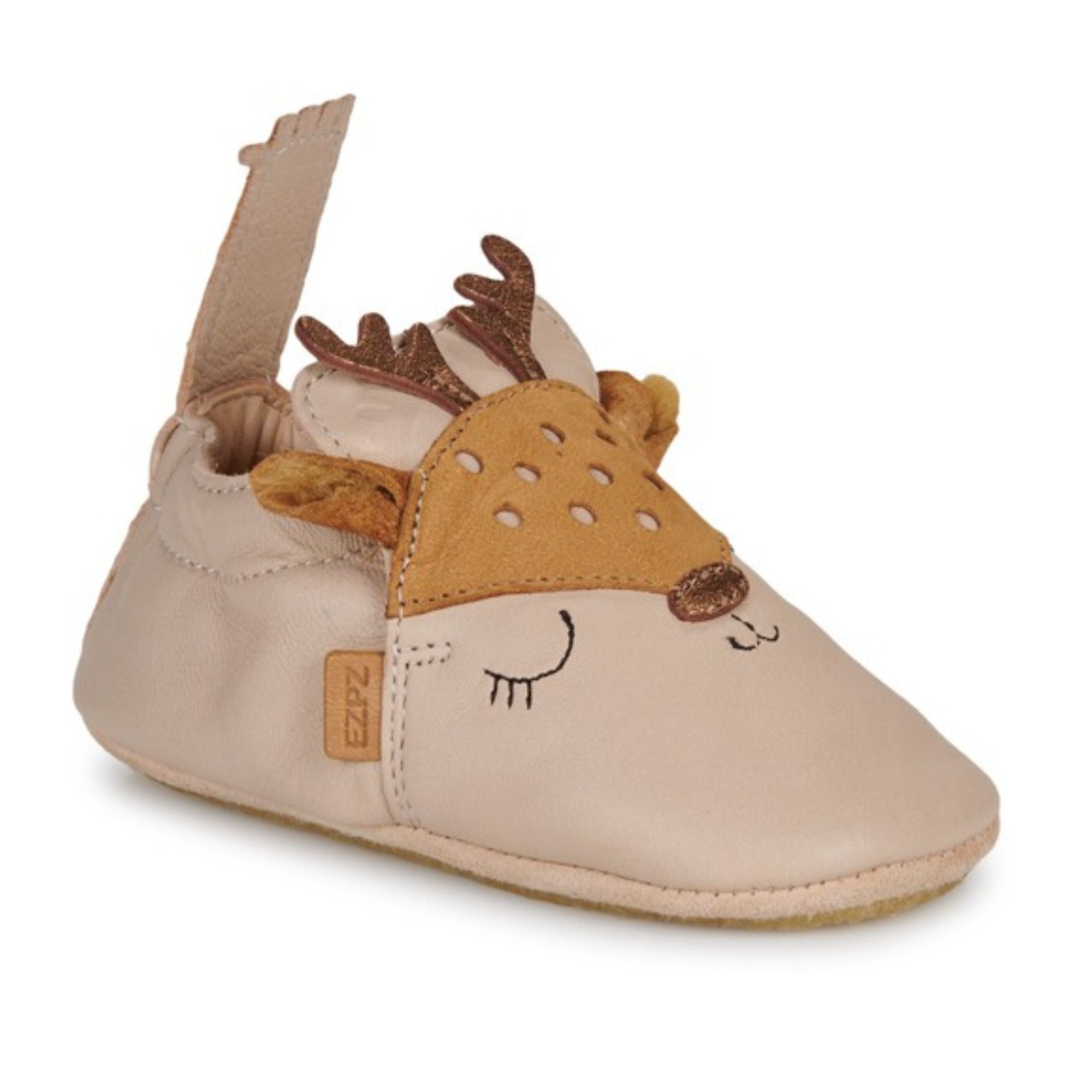 Hausschuh MyBluBlu mit dünner und rutschfester Gummisohle