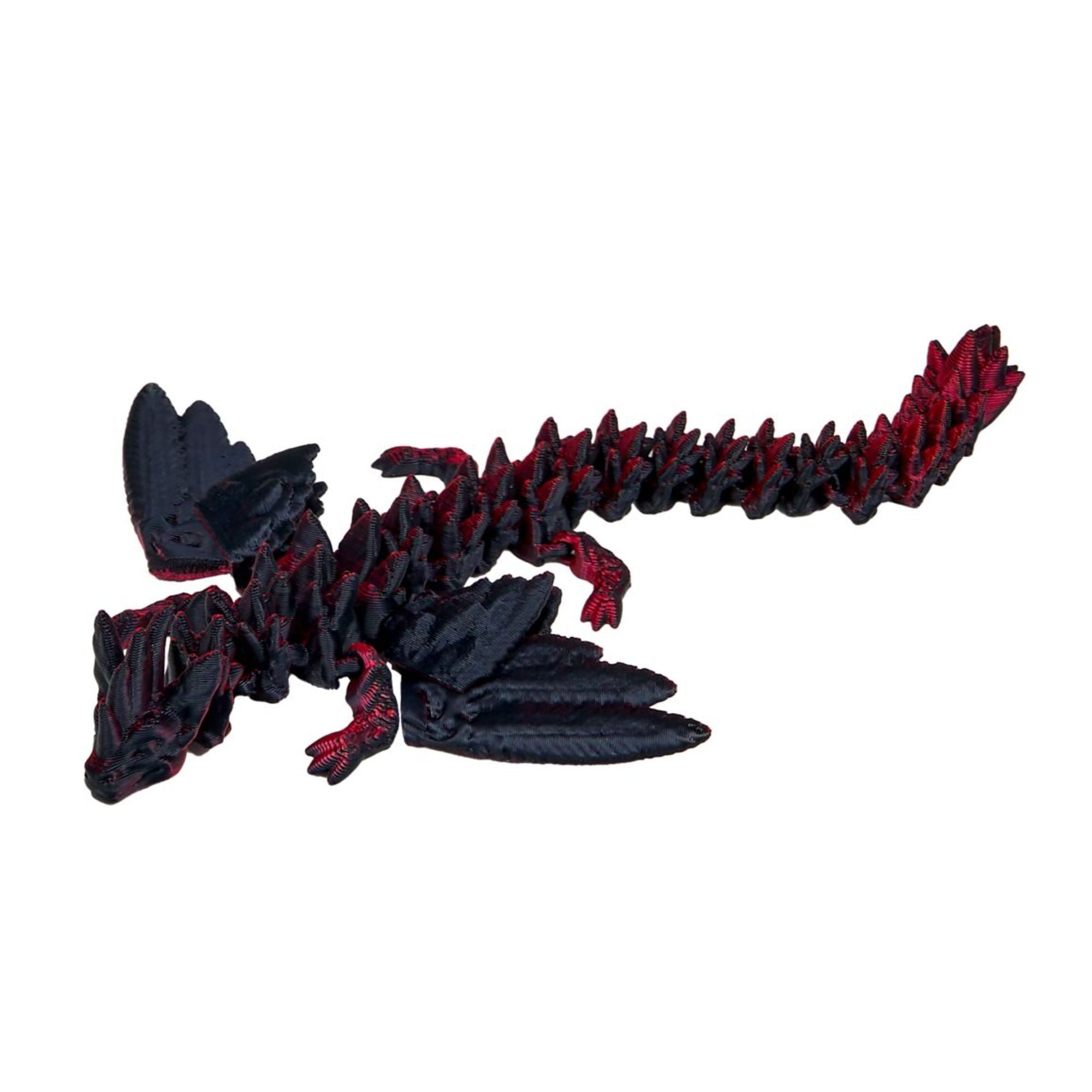 Kristalltier - Kristall-Drache mit Flügeln