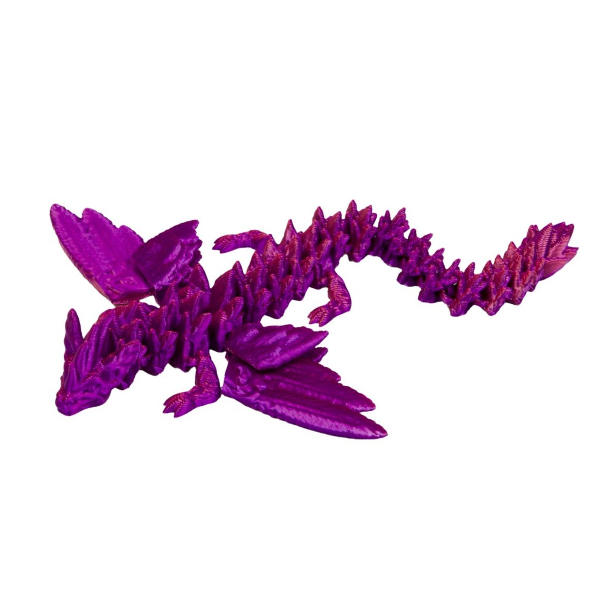 Kristalltier - Kristall-Drache mit Flügeln