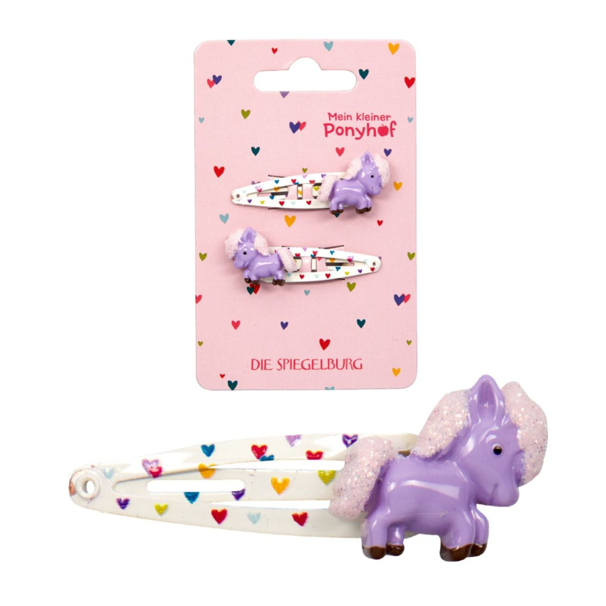 Mein kleiner Ponyhof - Haarclips mit Herzchen