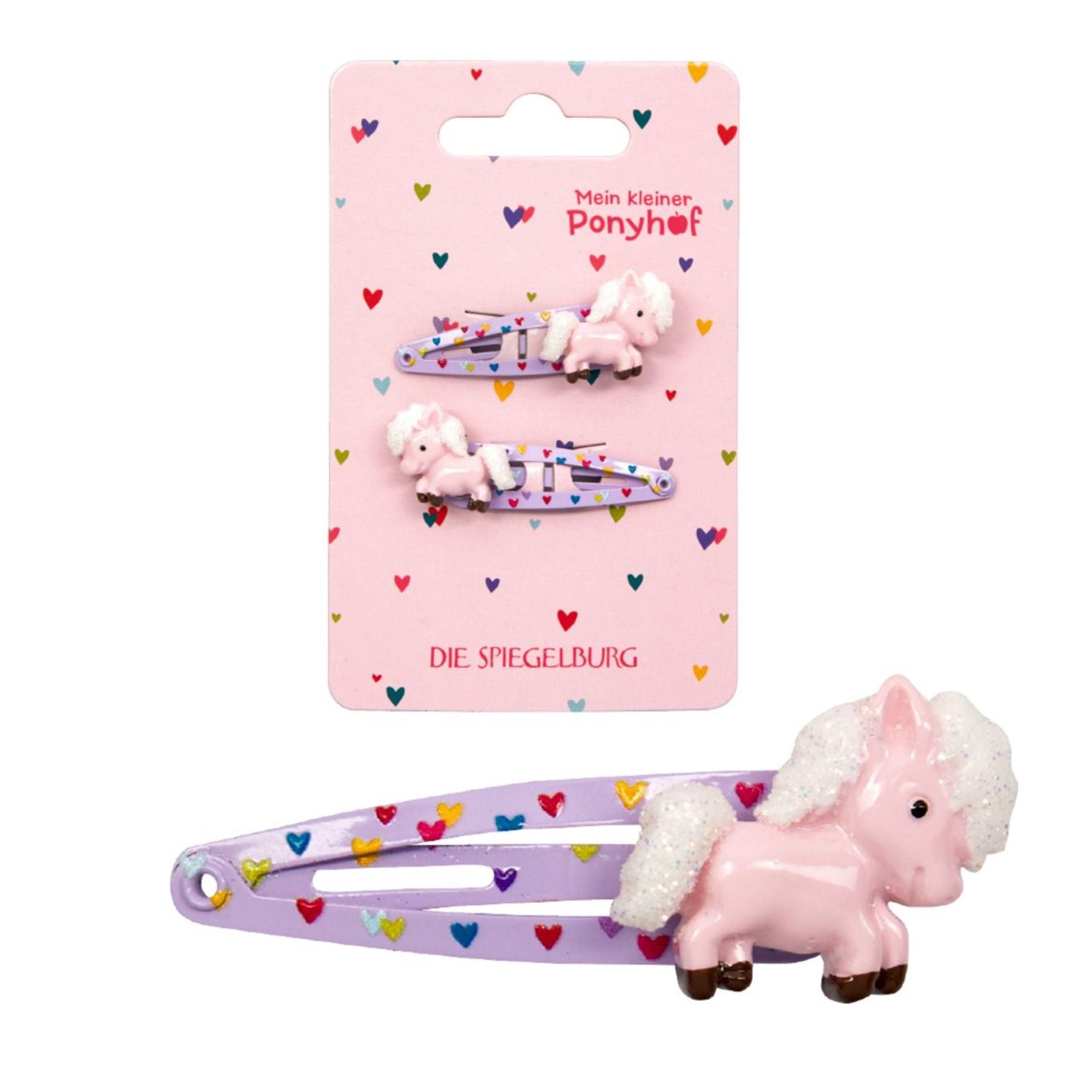 Mein kleiner Ponyhof - Haarclips mit Herzchen