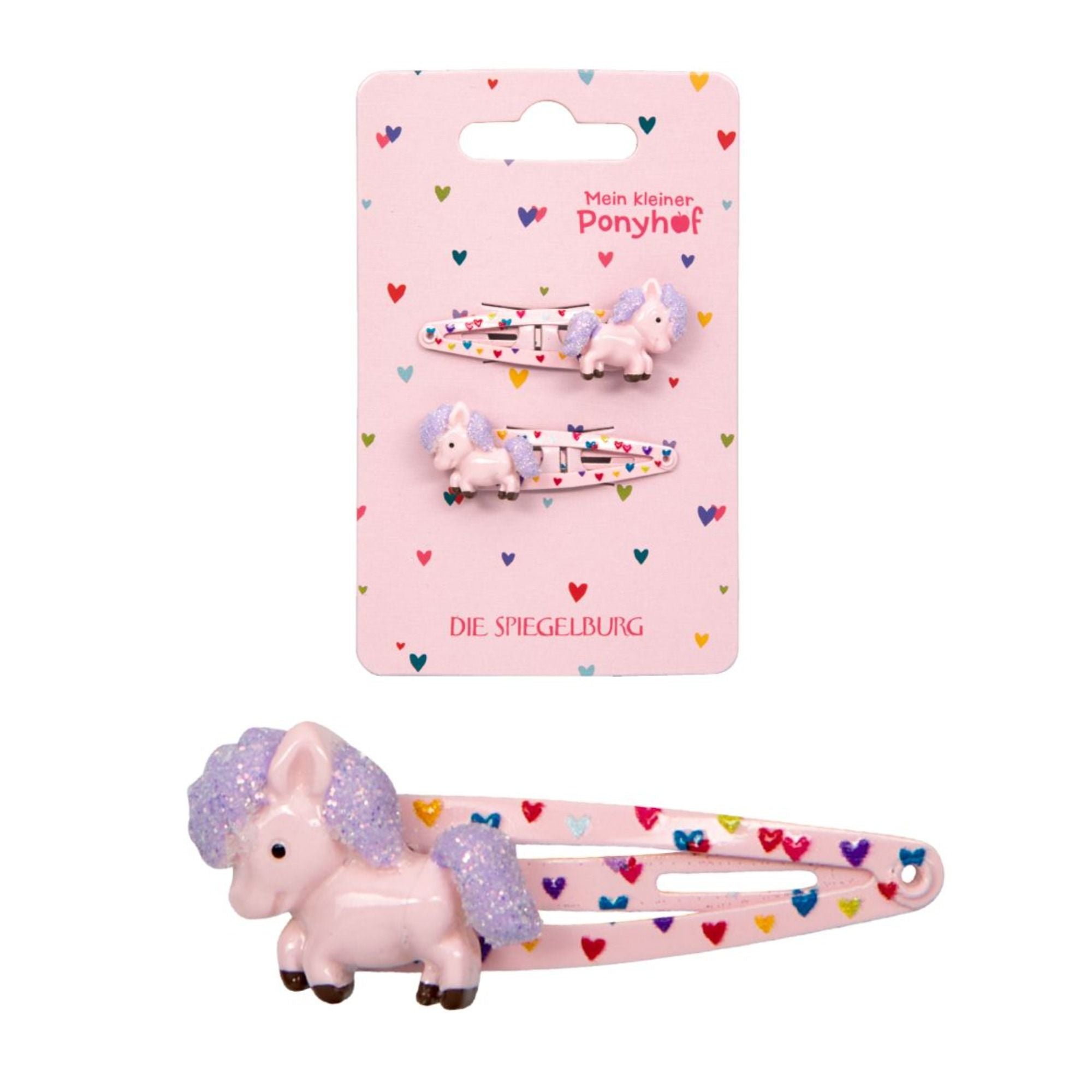 Mein kleiner Ponyhof - Haarclips mit Herzchen