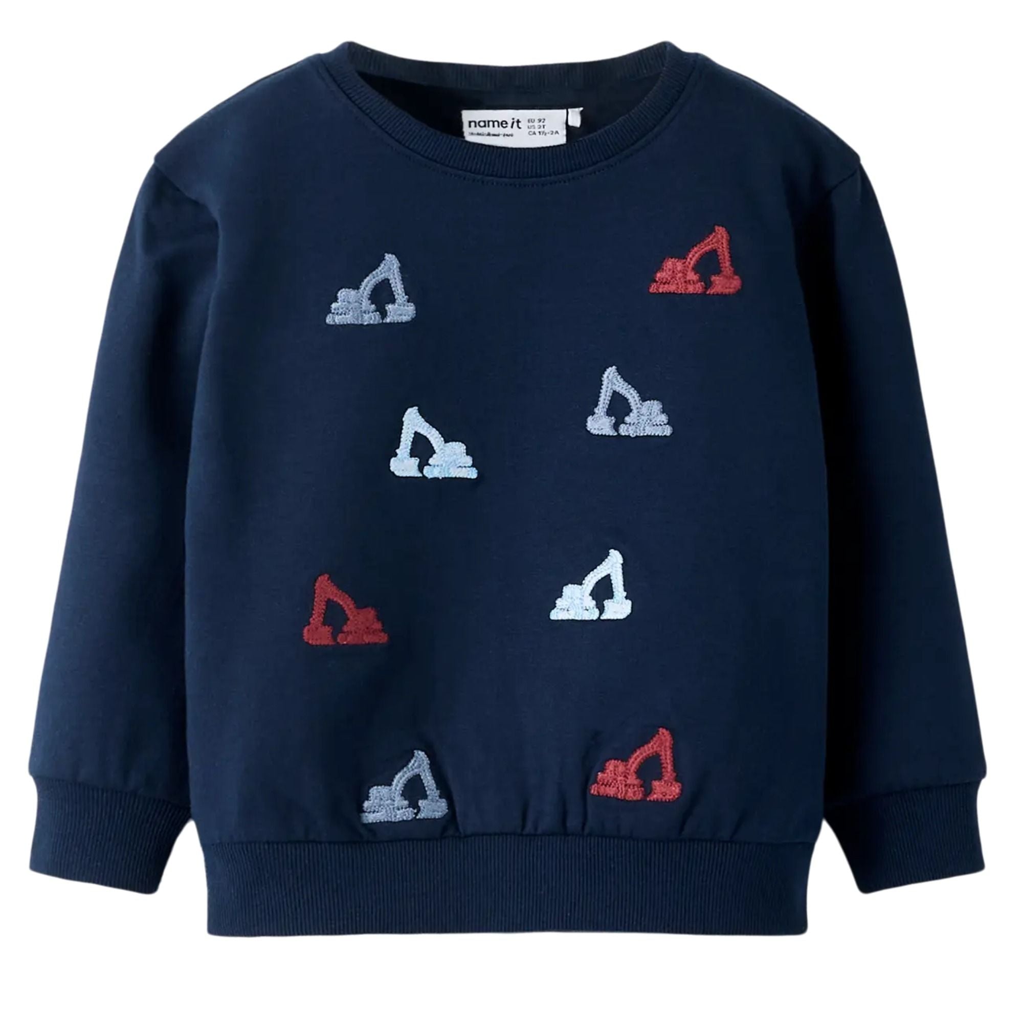 Kinder Sweatshirt mit Stickerei aus Bio-Baumwolle