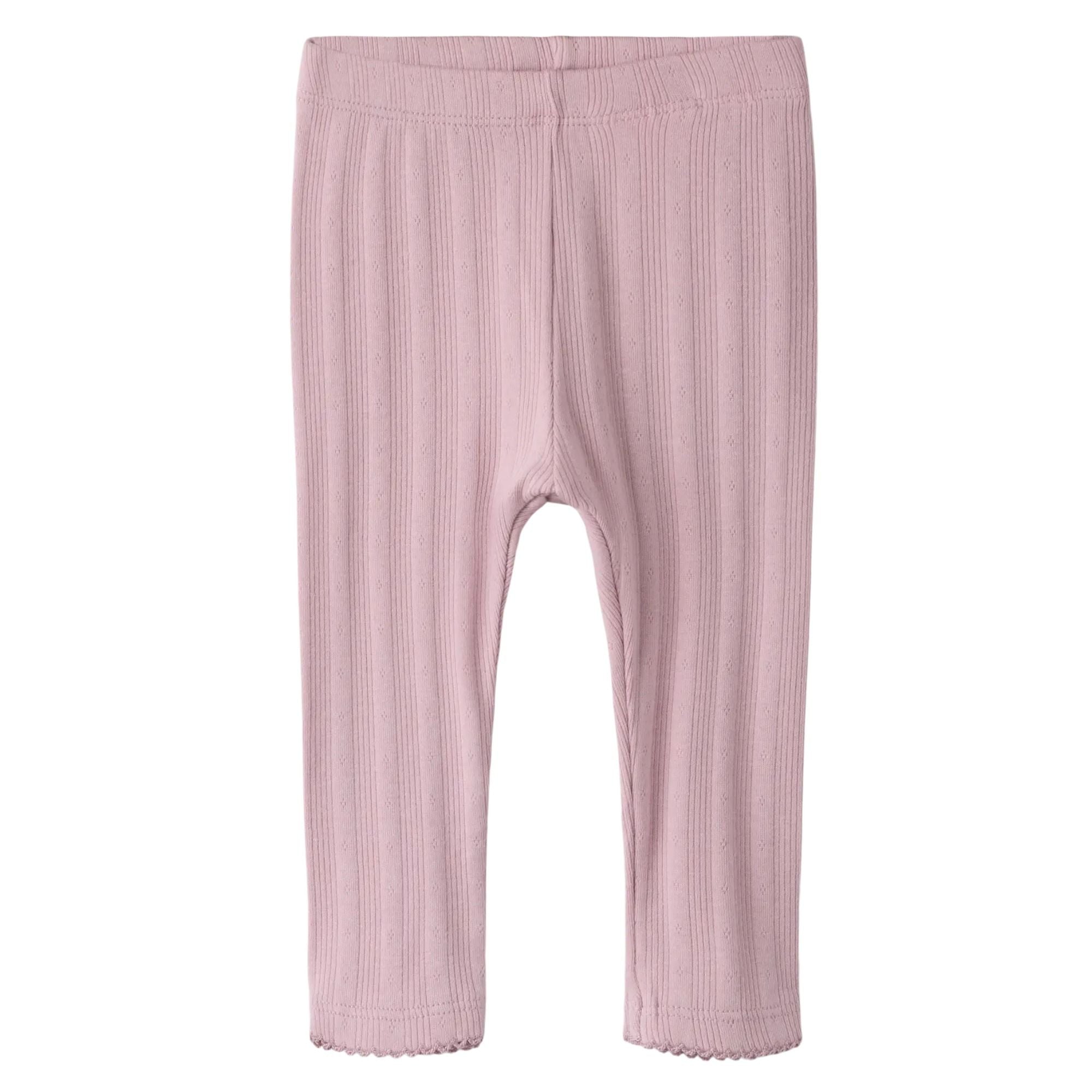 Baby Pointelle-Leggings aus Bio-Baumwolle
