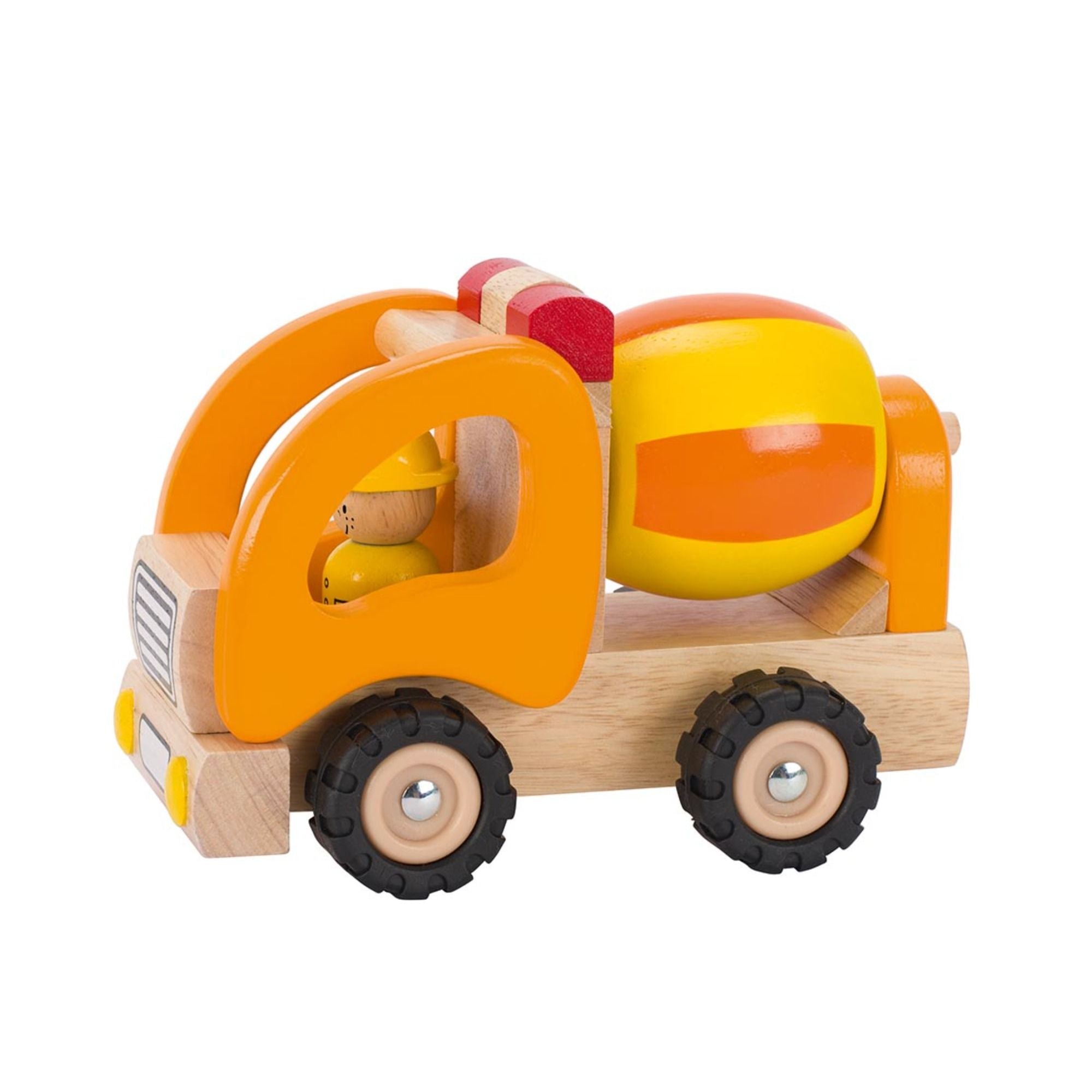 Baustellenfahrzeuge aus Holz