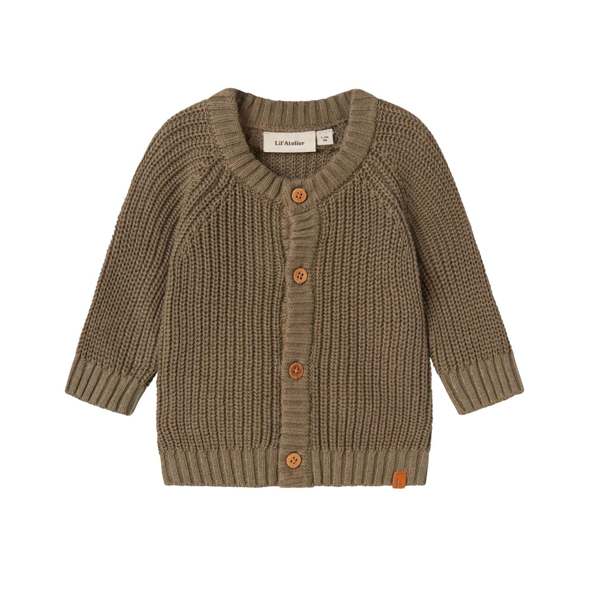 Baby Strick-Cardigan aus Bio-Baumwolle