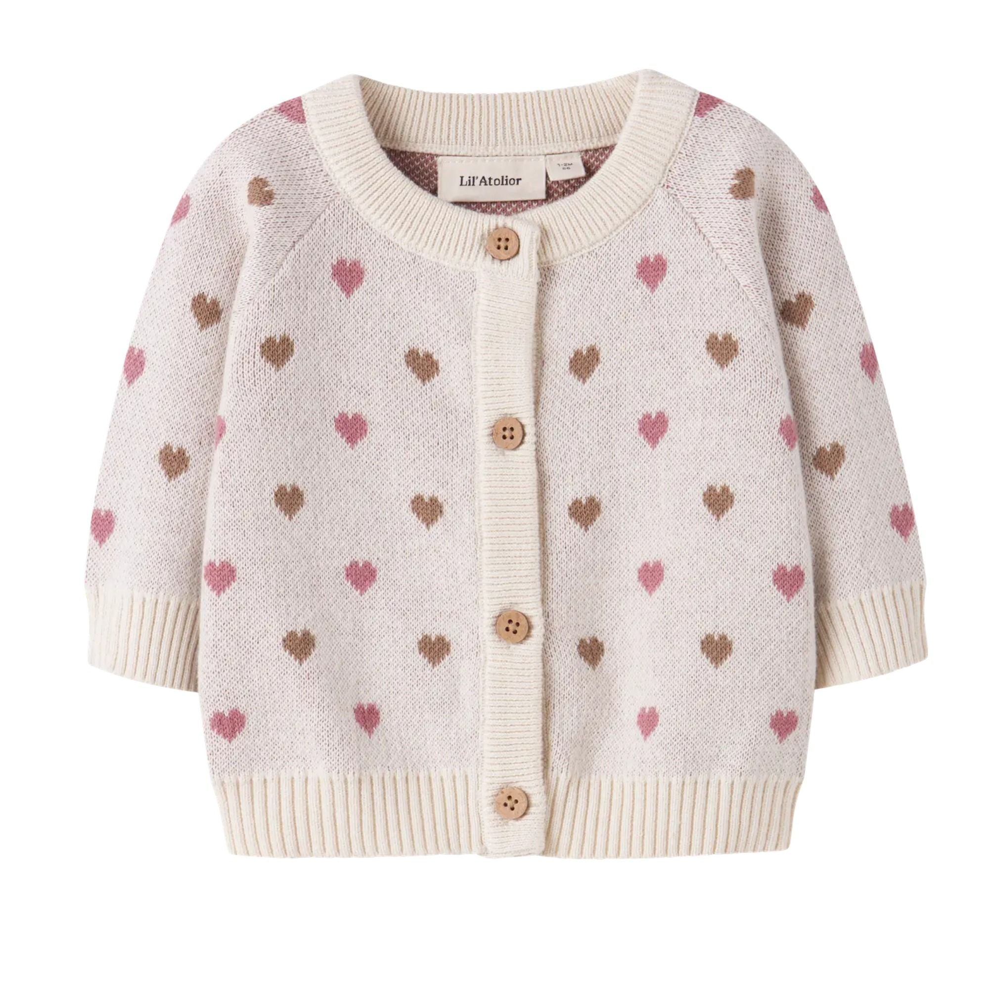 Baby Strickjacke aus Bio-Baumwolle