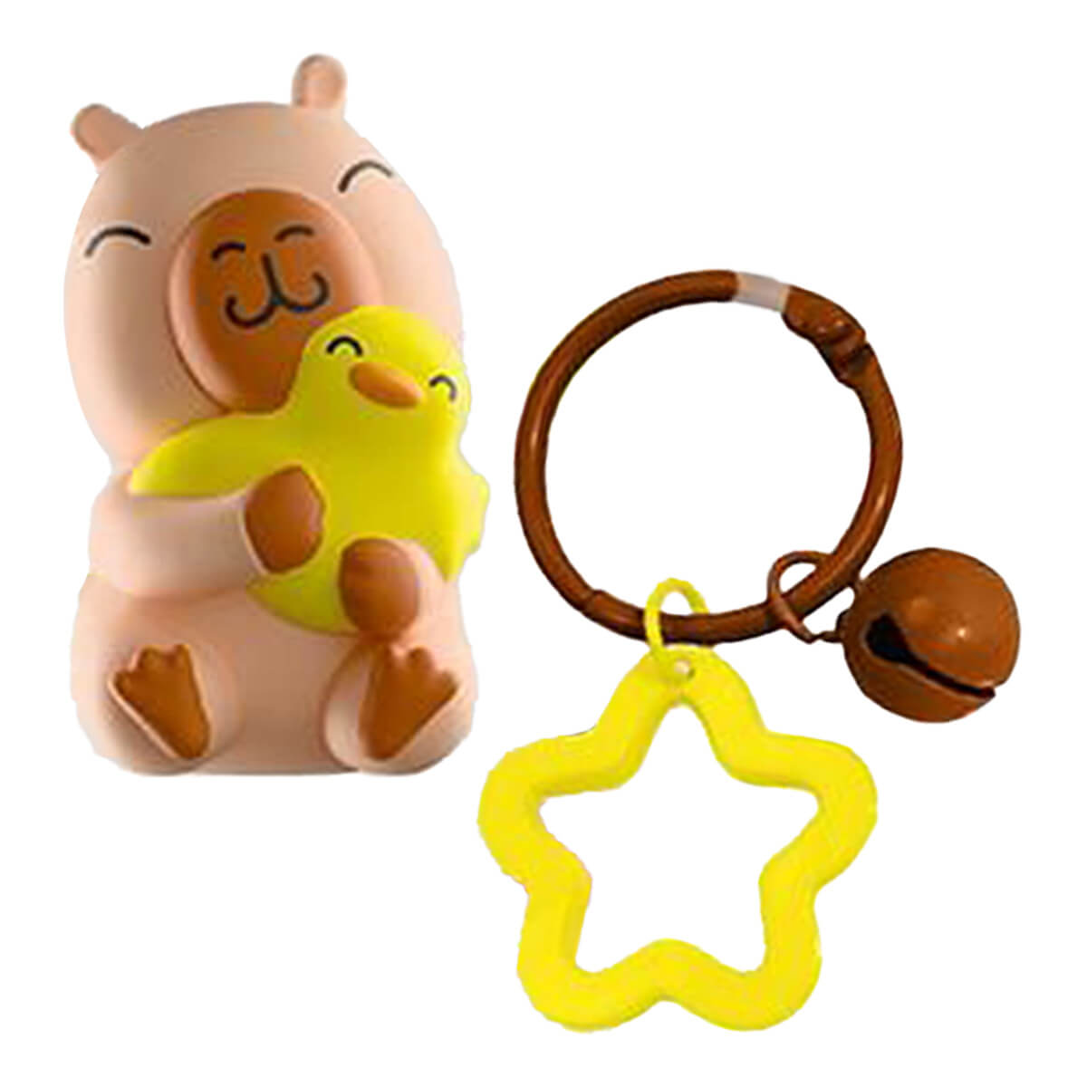 Squishy Capybara mit Schlüsselanhänger