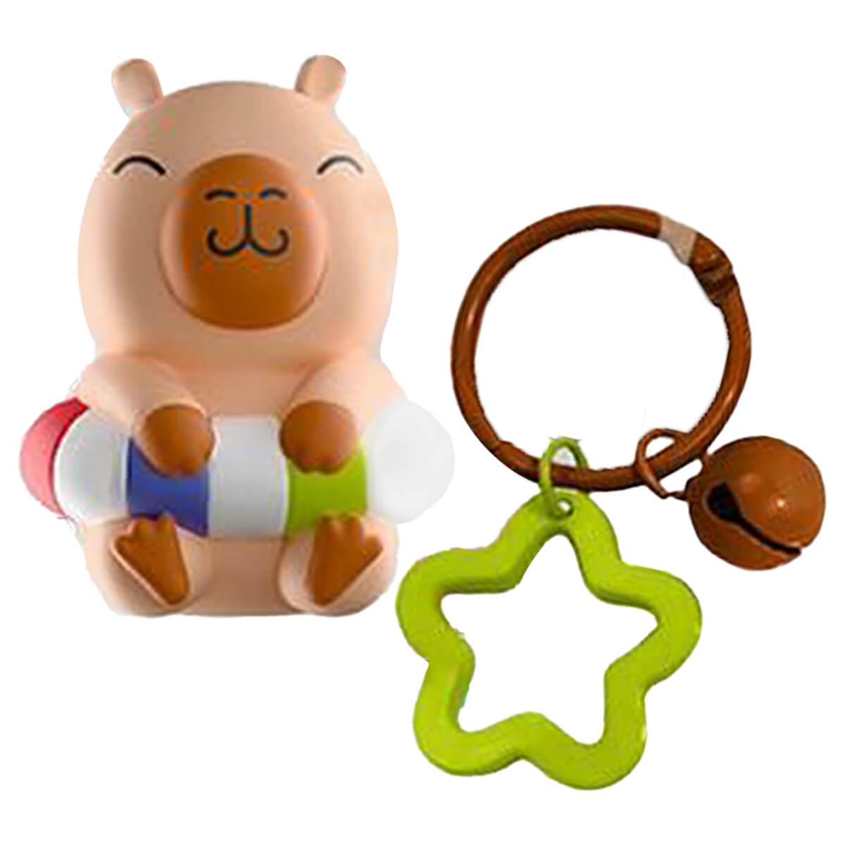 Squishy Capybara mit Schlüsselanhänger