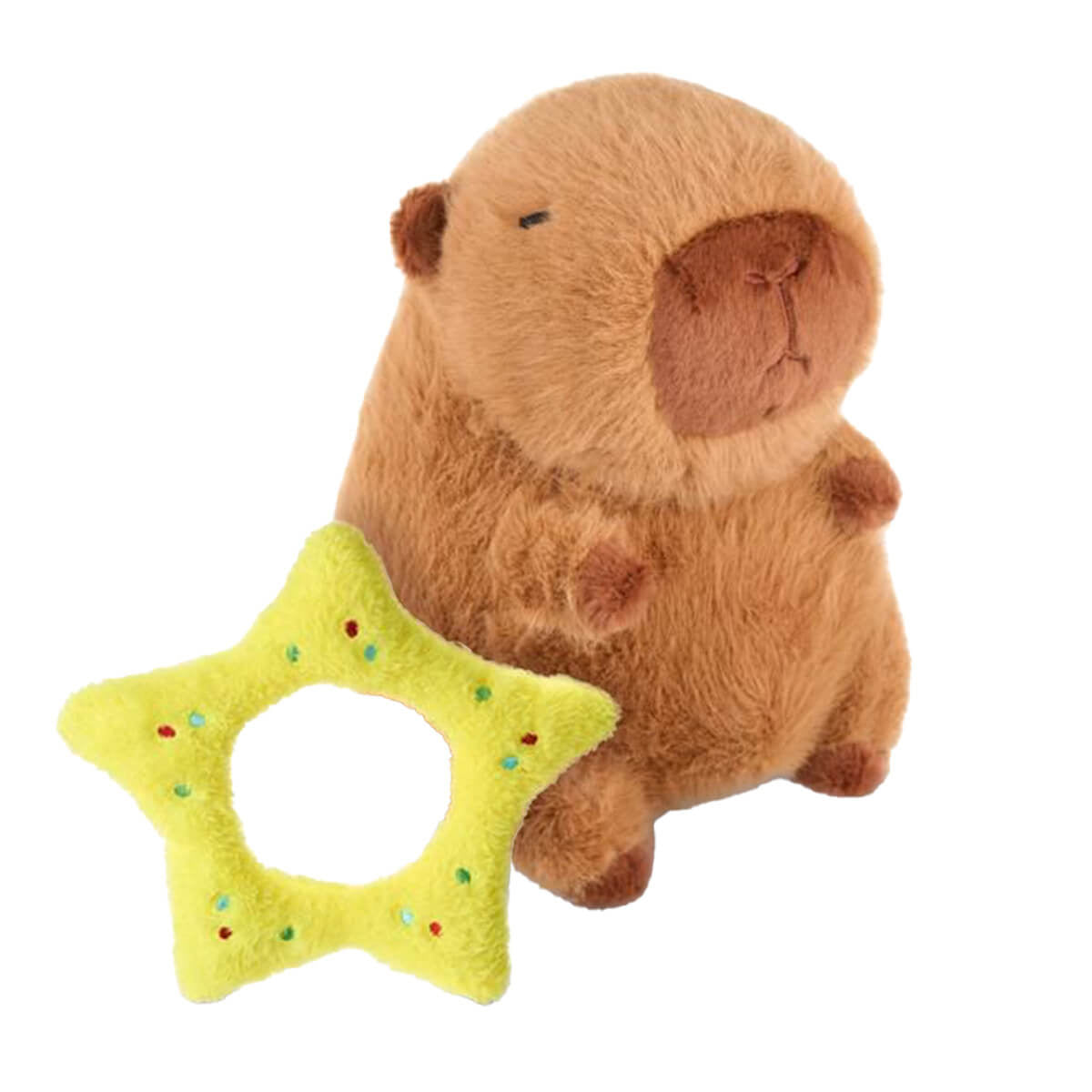 Plüsch-Capybara Weihnachten