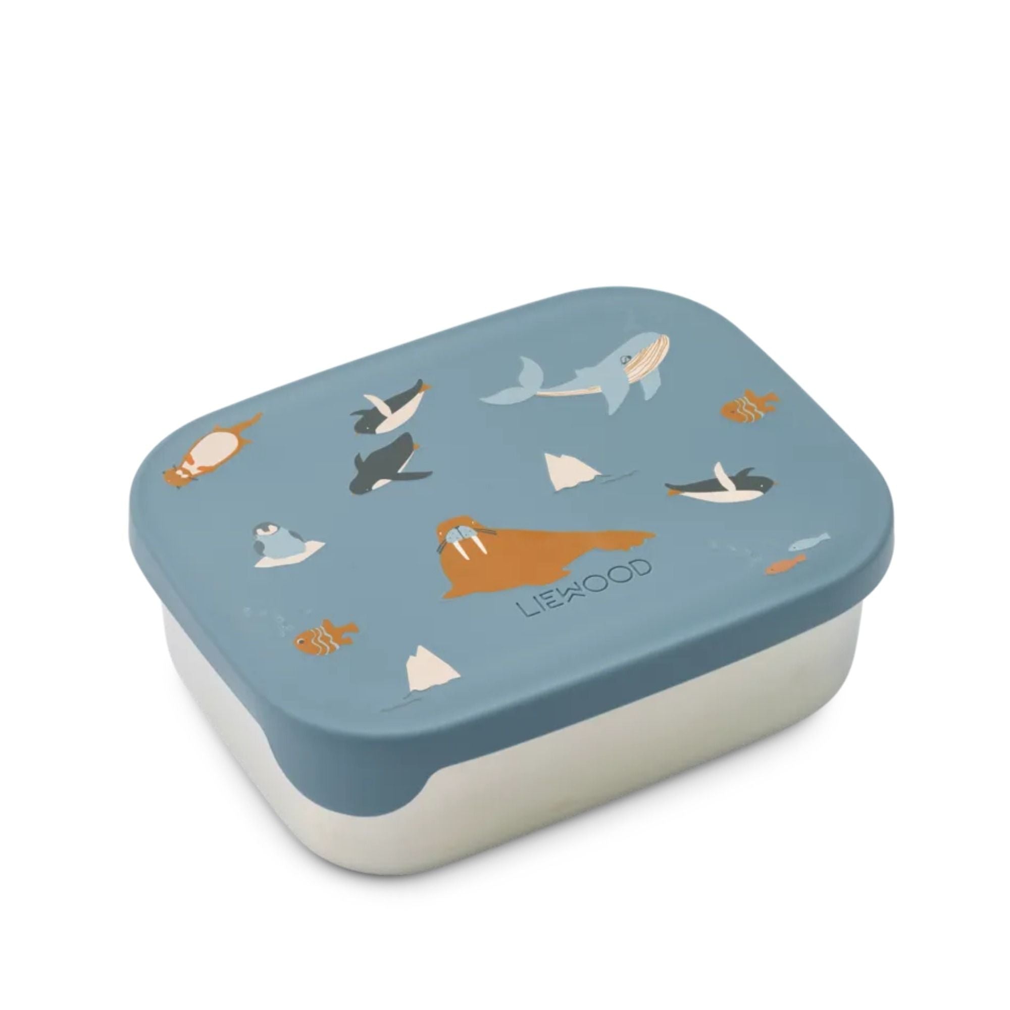 Brotdose Gemustert mit Silikon Deckel - Modell: Arthur