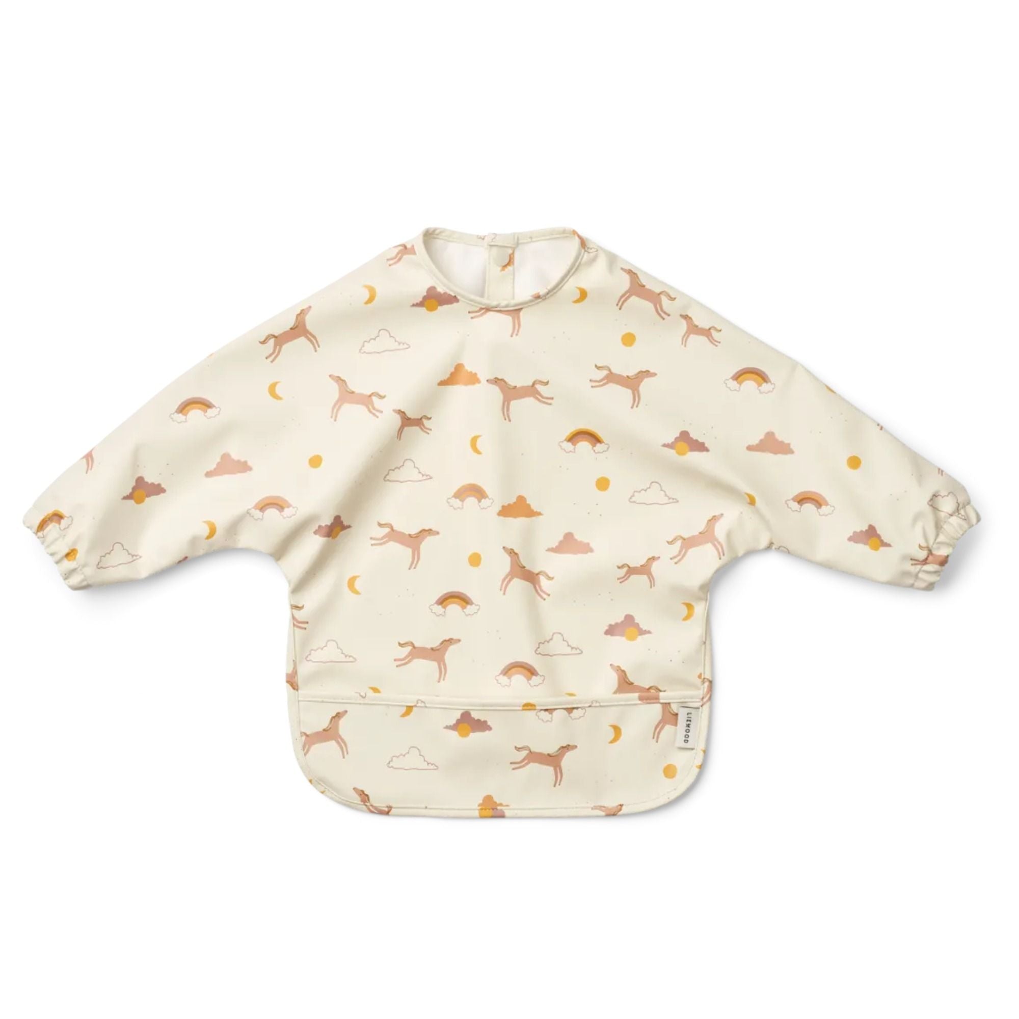 Merle Lätzchen mit langen Ärmeln aus 100% Recyceltem Polyester