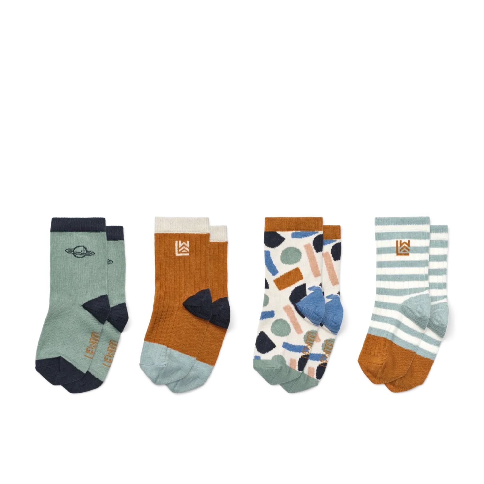 Baumwollsocken 4er PackModell: Silas 100% OEKO-TEX®