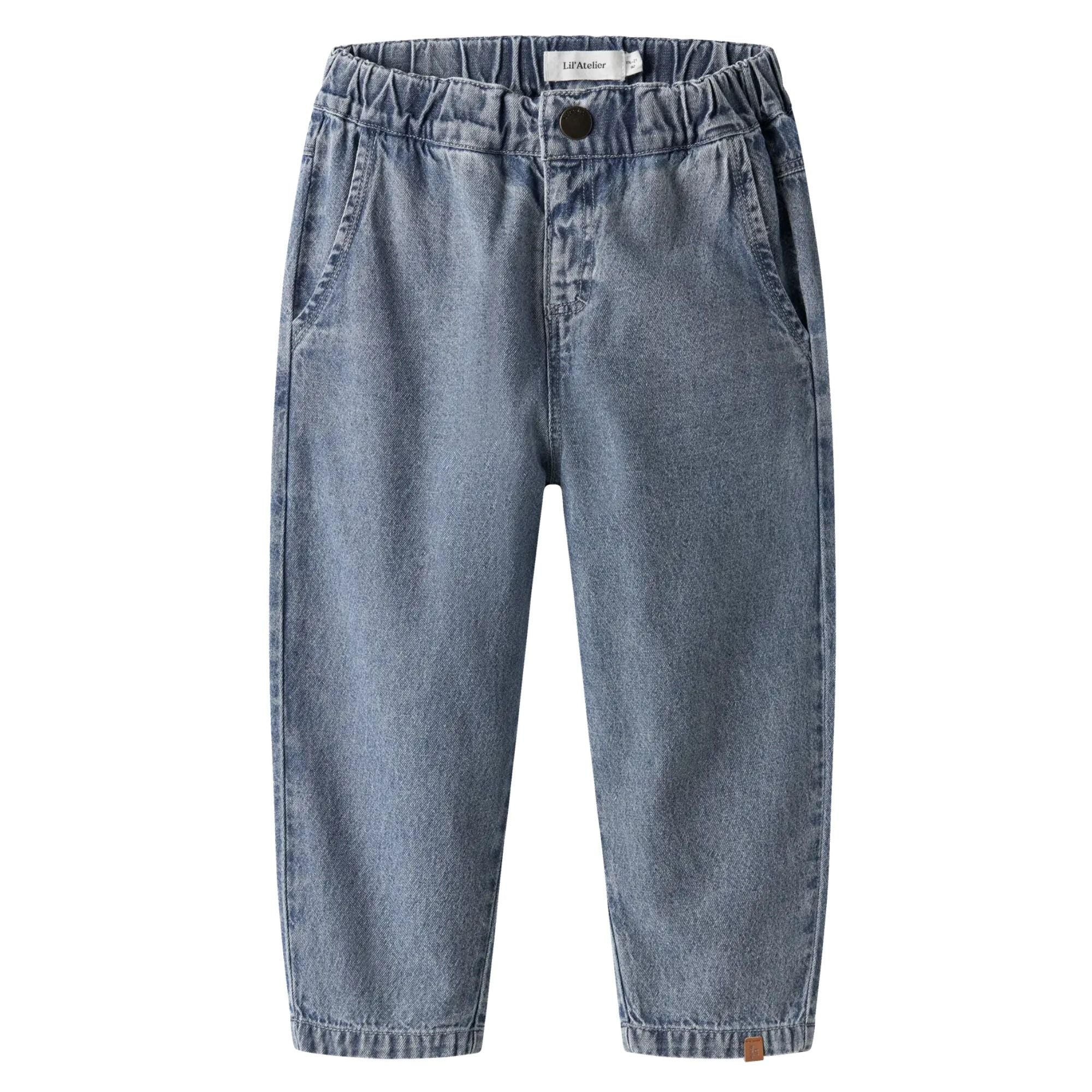 Kinder Barrel-Jeans aus Bio-Baumwolle