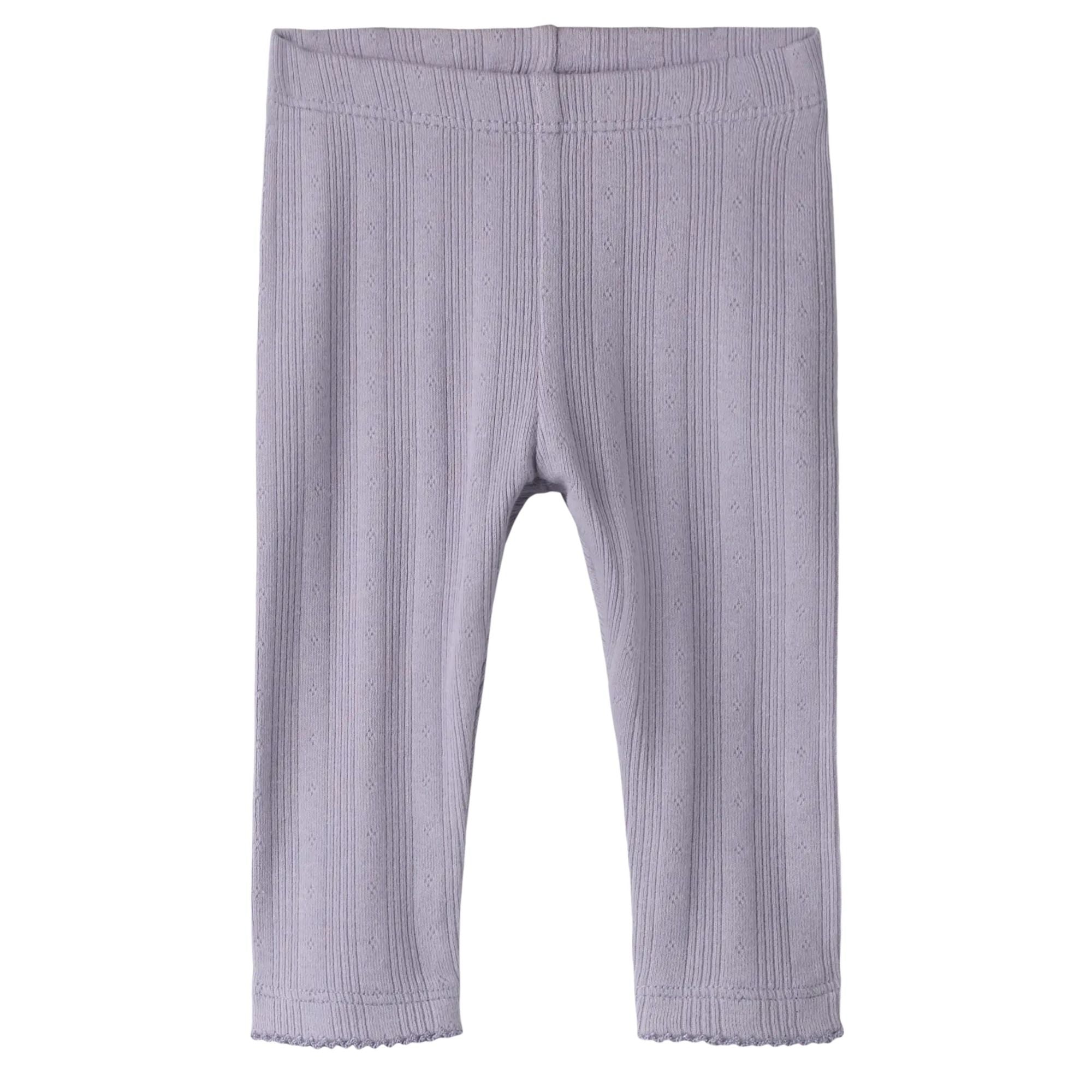 Baby Pointelle-Leggings aus Bio-Baumwolle
