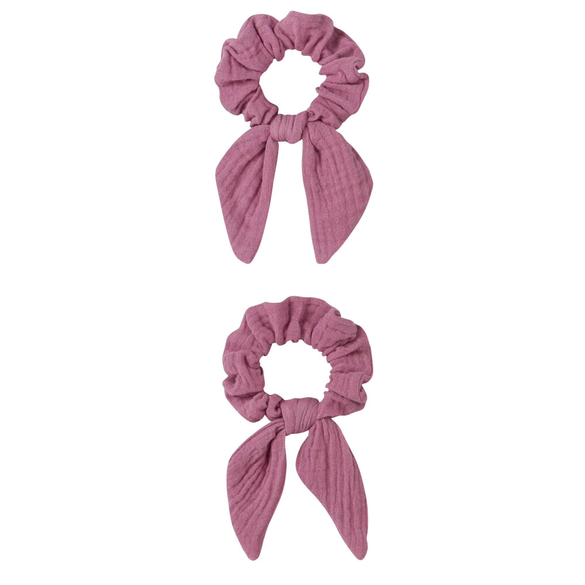 Haargummi mit Schleife aus Musselin