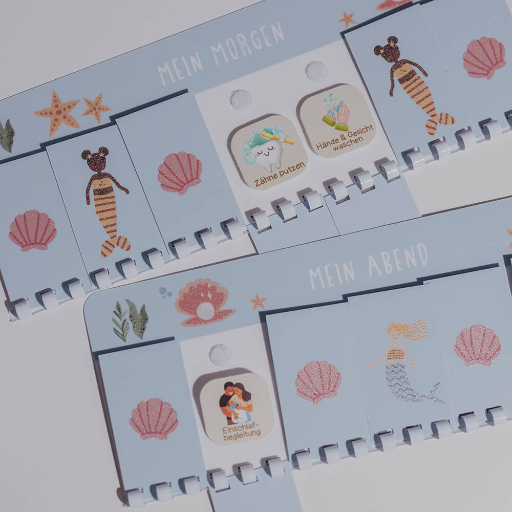 Abend - und Morgenroutine Glitzer von InLiebeKind kaufen - Alltagshelfer, Mama, Spielzeug, Babykleidung & mehr