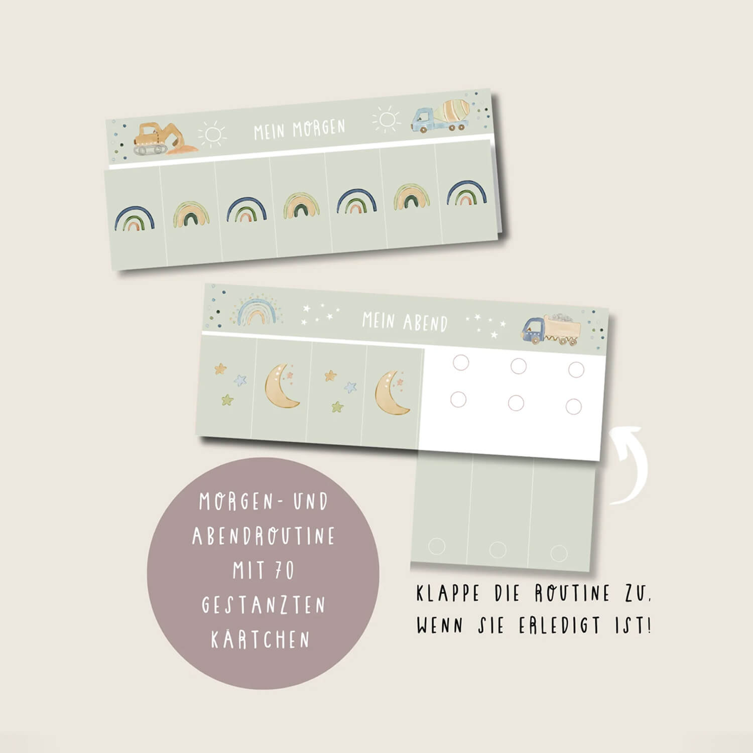 Abend - und Morgenroutine von InLiebeKind kaufen - Alltagshelfer, Mama, Spielzeug, Babykleidung & mehr
