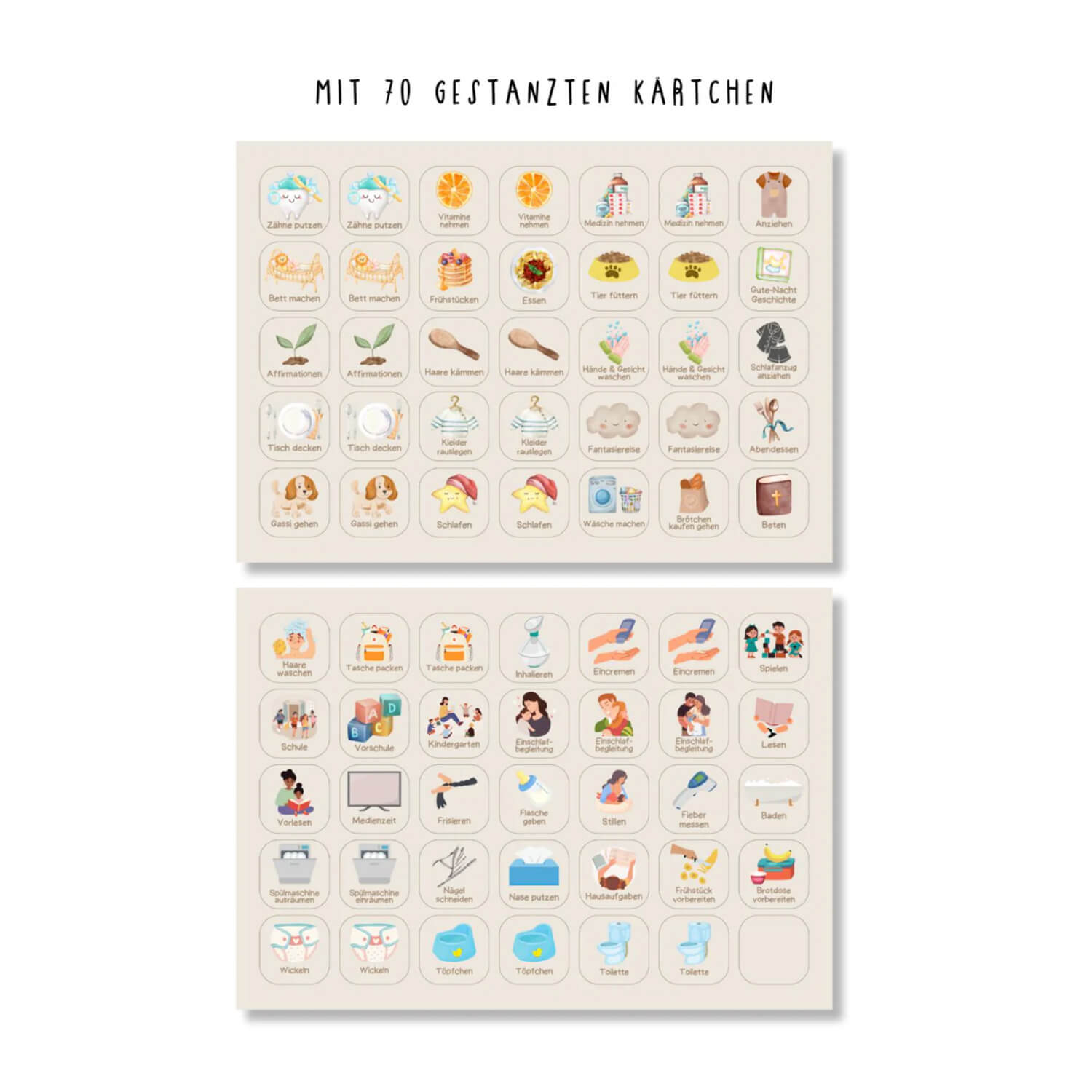 Abend - und Morgenroutine von InLiebeKind kaufen - Alltagshelfer, Mama, Spielzeug, Babykleidung & mehr