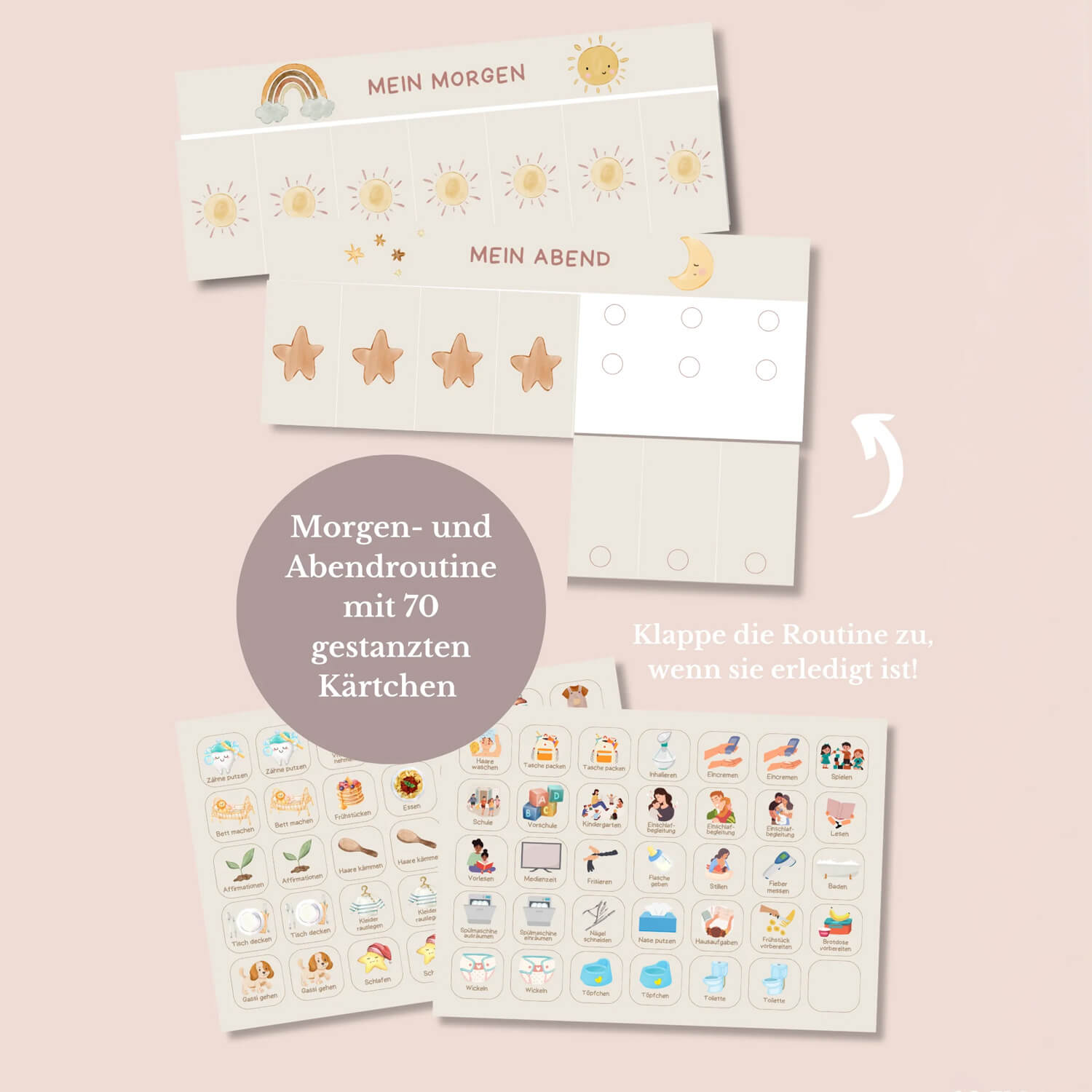 Abend - und Morgenroutine von InLiebeKind kaufen - Alltagshelfer, Mama, Spielzeug, Babykleidung & mehr