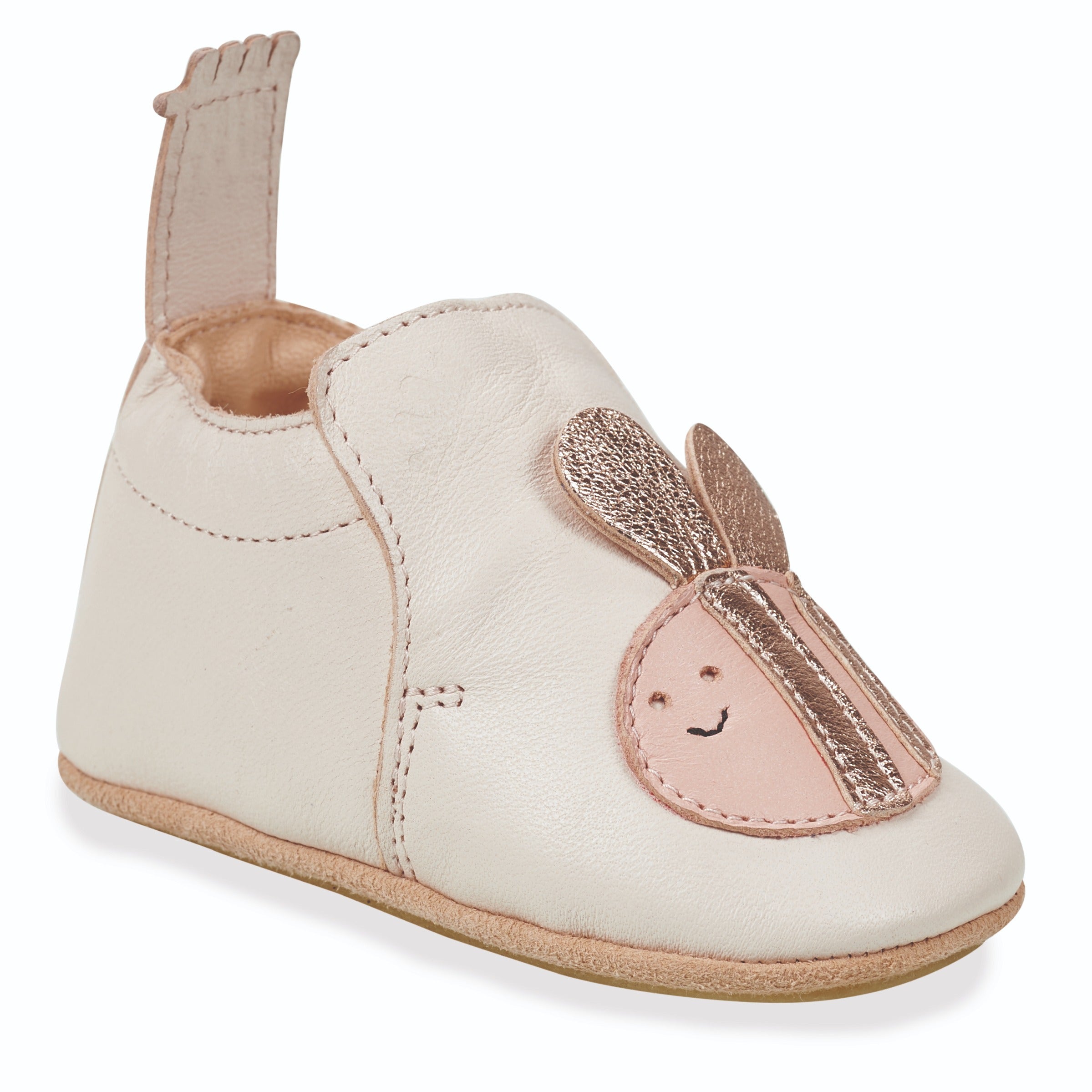 Hausschuh MyBluBlu mit dünner und rutschfester Gummisohle