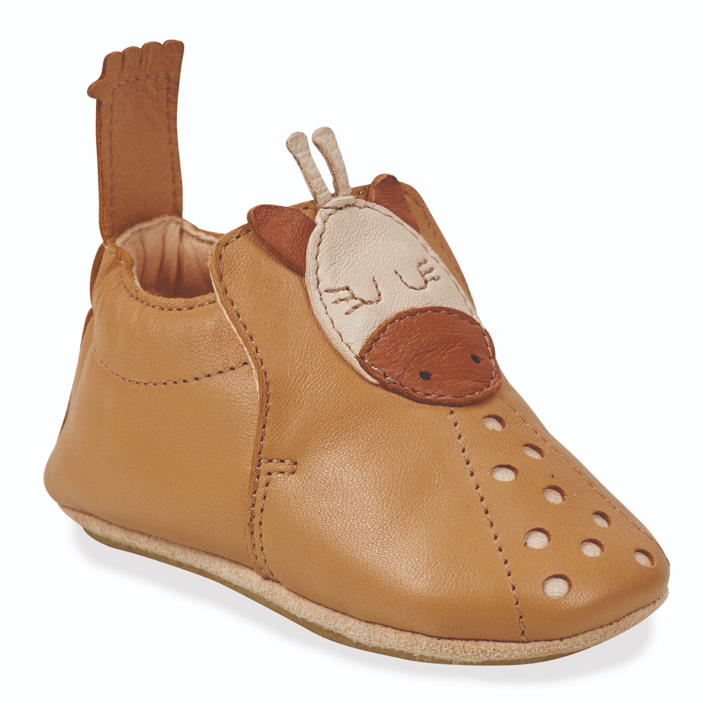 Hausschuh MyBluBlu mit dünner und rutschfester Gummisohle