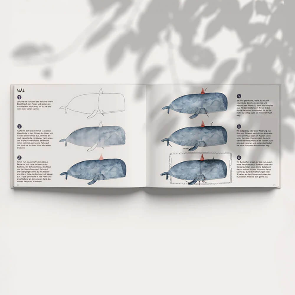 Aquarell Malen - Aquarellier mit mir mein Krummtier von Halfbird kaufen - Spielzeug, Alltagshelfer, Geschenke, Babykleidung & mehr