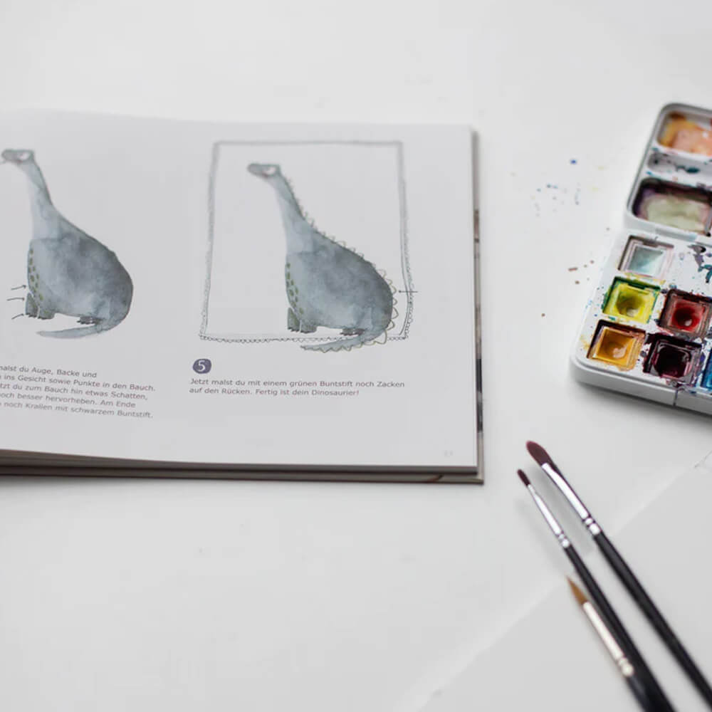 Aquarell Malen - Aquarellier mit mir mein Krummtier von Halfbird kaufen - Spielzeug, Alltagshelfer, Geschenke, Babykleidung & mehr