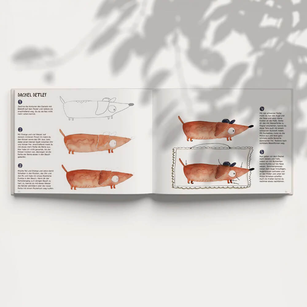 Aquarell Malen - Aquarellier mit mir mein Krummtier von Halfbird kaufen - Spielzeug, Alltagshelfer, Geschenke, Babykleidung & mehr