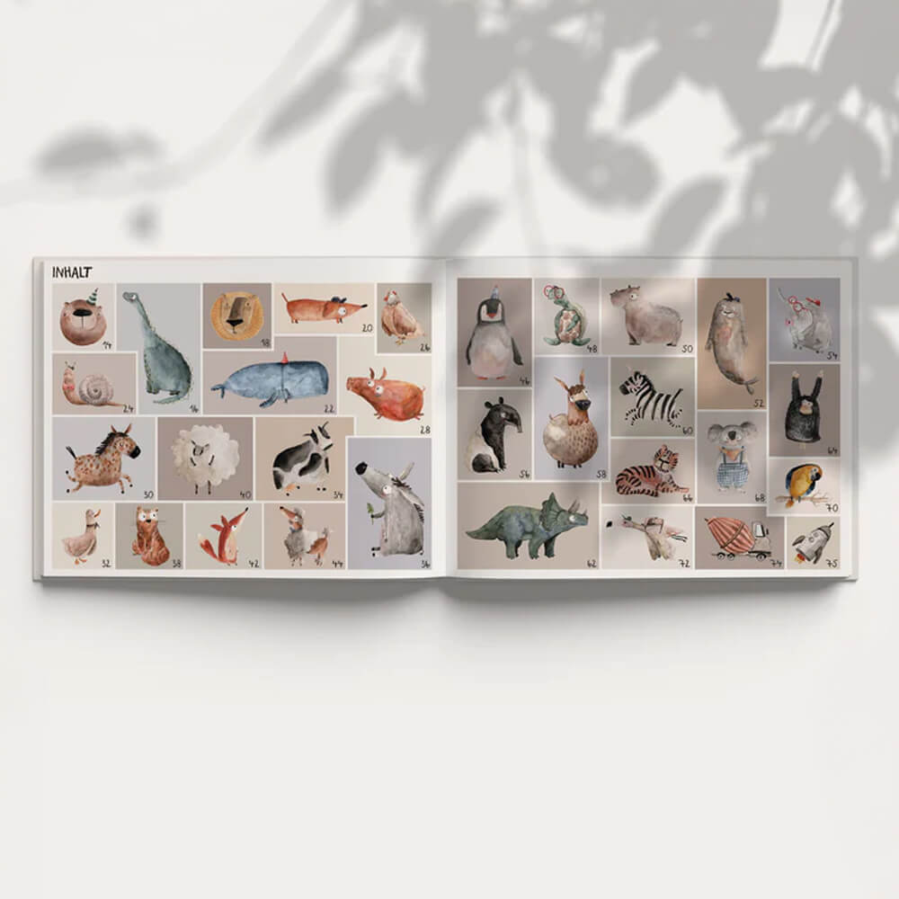 Aquarell Malen - Aquarellier mit mir mein Krummtier von Halfbird kaufen - Spielzeug, Alltagshelfer, Geschenke, Babykleidung & mehr