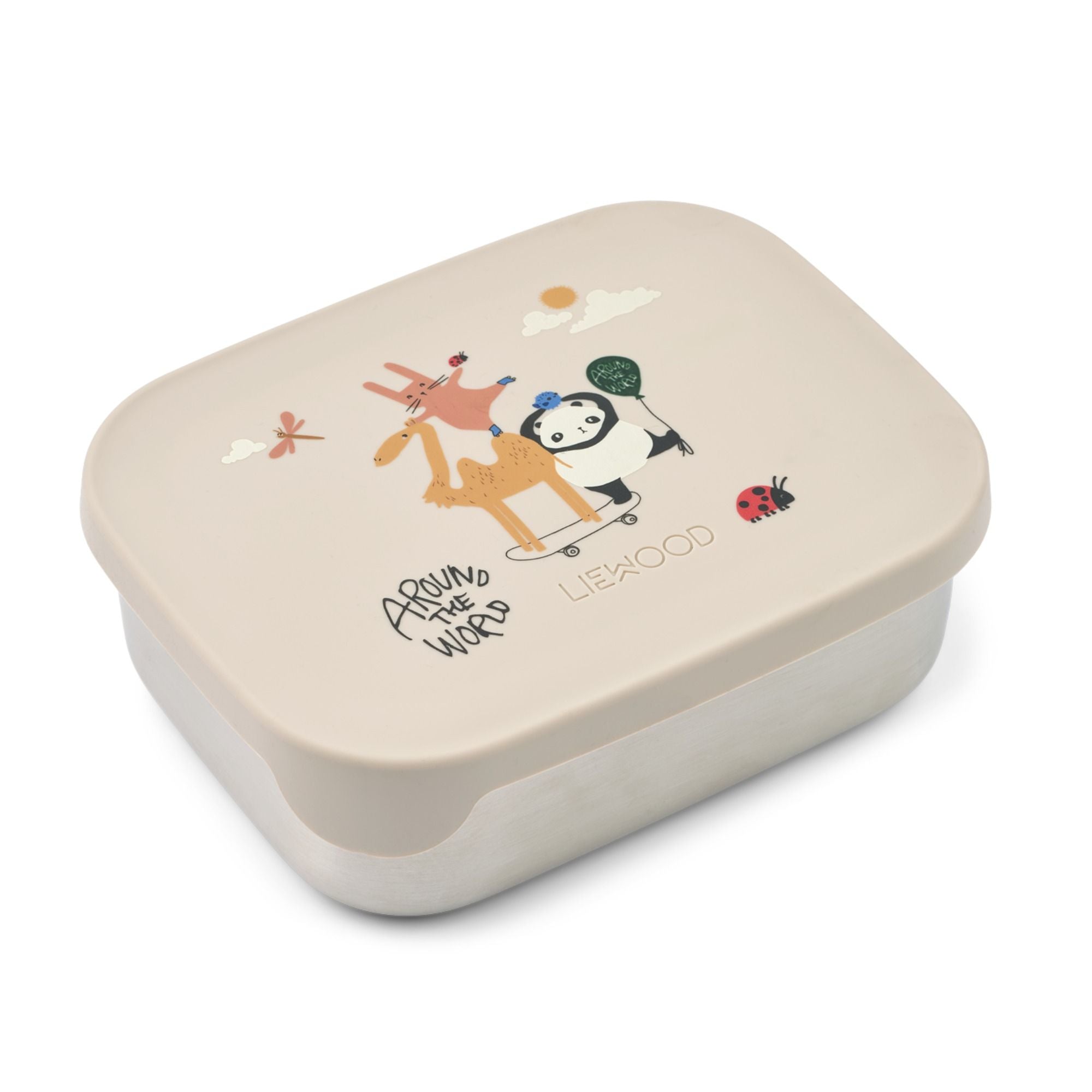 Brotdose Gemustert mit Silikon Deckel - Modell: Arthur