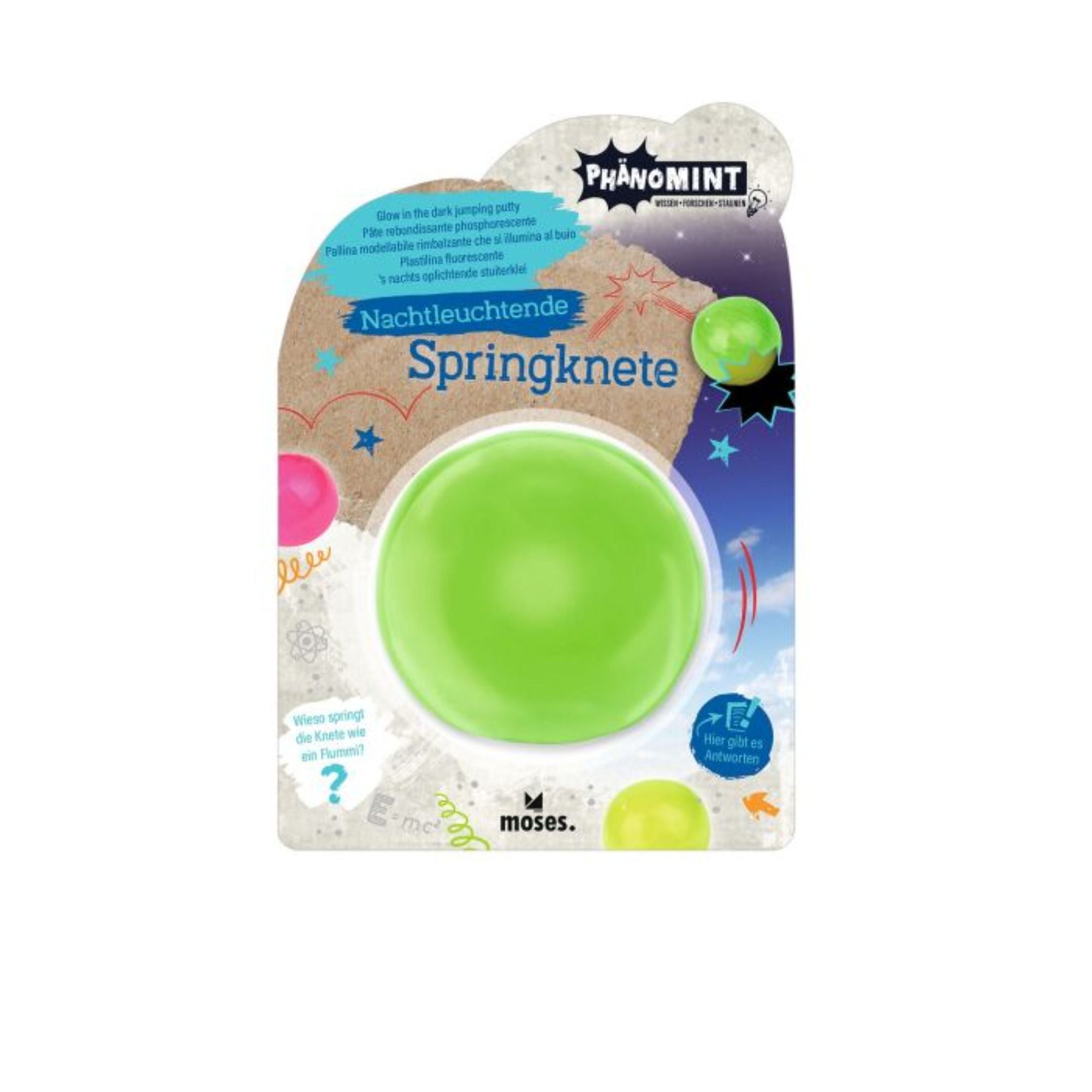 PhänoMINT - Nachtleuchtende Springknete