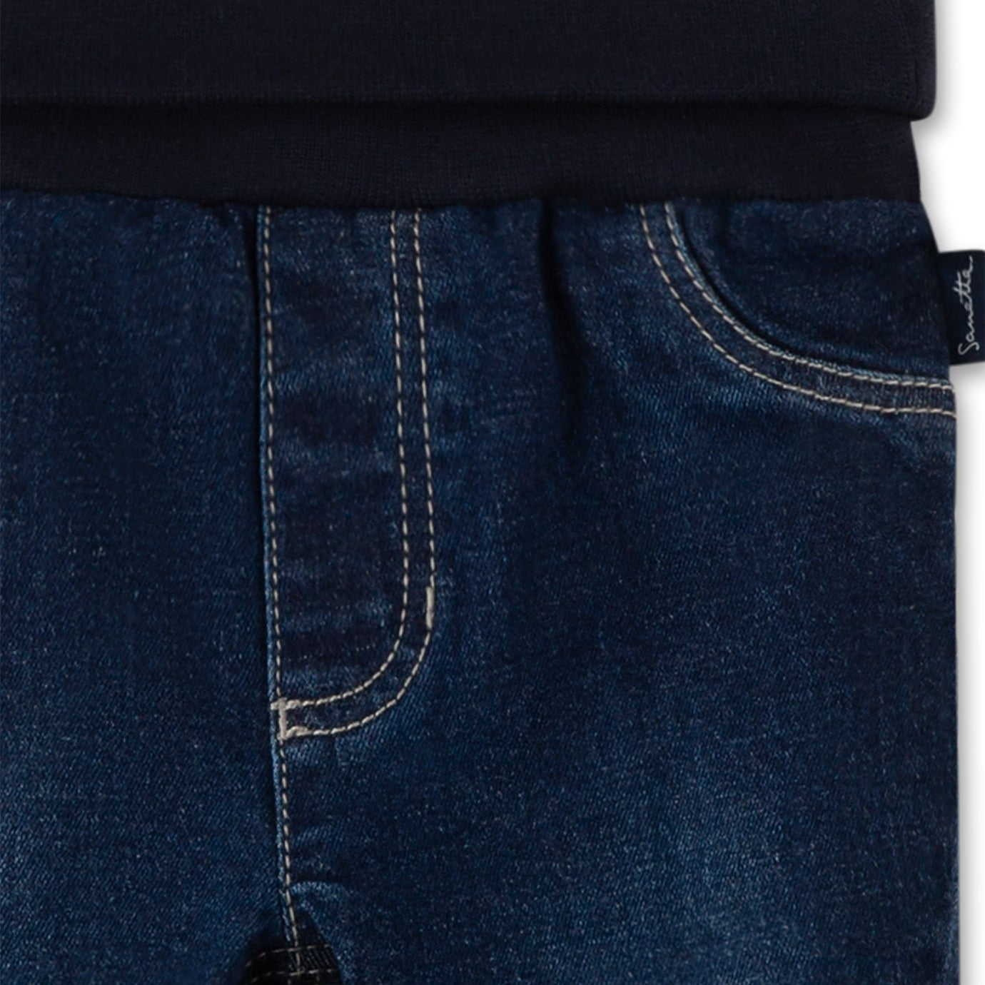 Baby Jeans mit Umschlagbund von Sanetta kaufen - Kleidung, Babykleidung & mehr