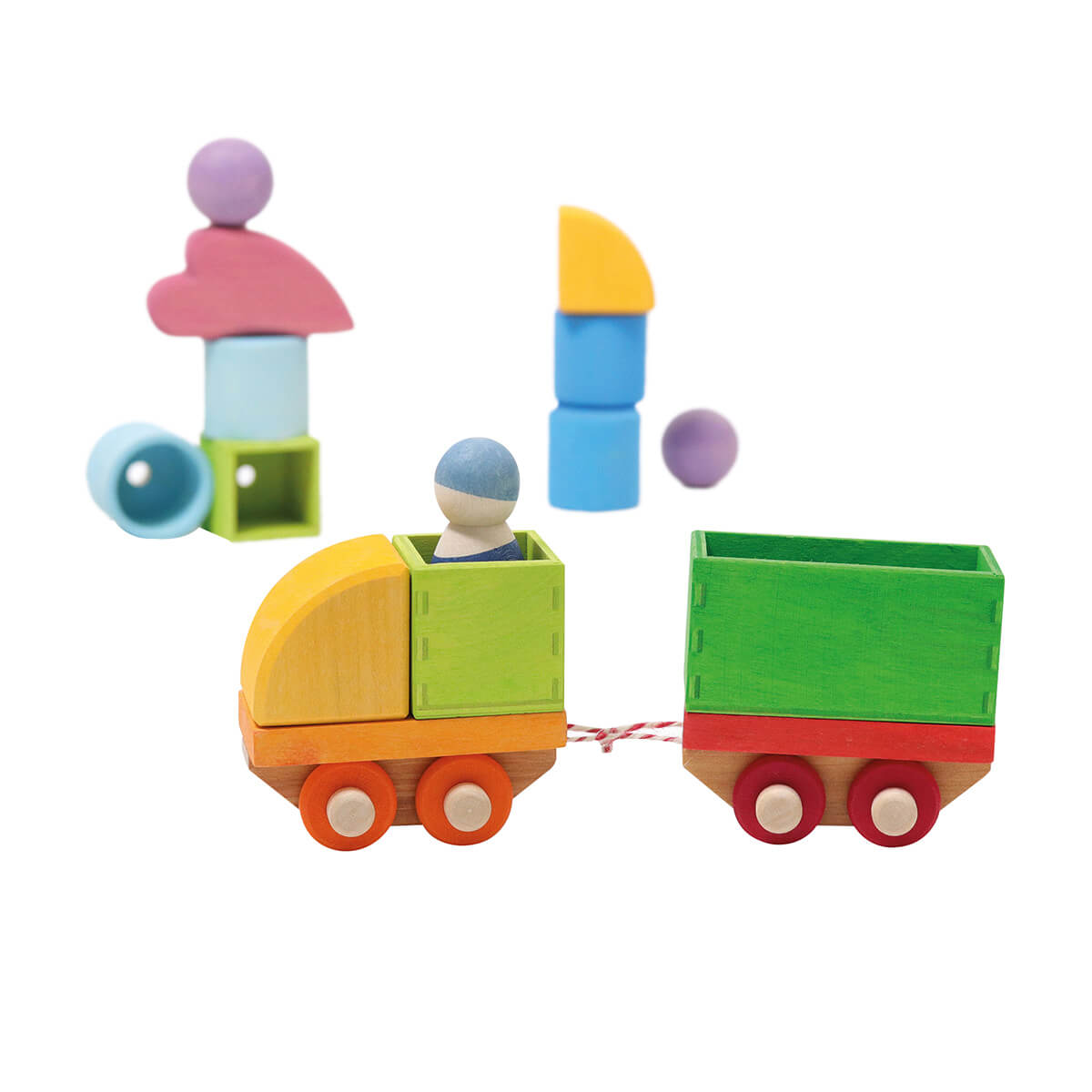 Bauspiel Holzzug aus Holz von Grimm´s kaufen - Spielzeug, Geschenke, Babykleidung & mehr