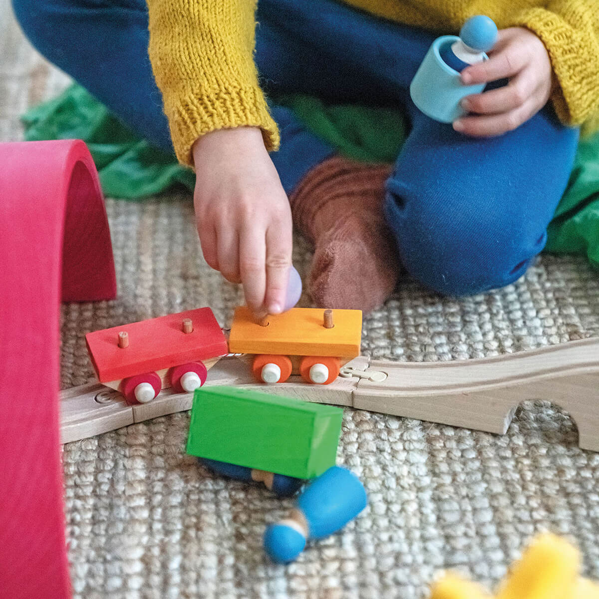 Bauspiel Holzzug aus Holz von Grimm´s kaufen - Spielzeug, Geschenke, Babykleidung & mehr