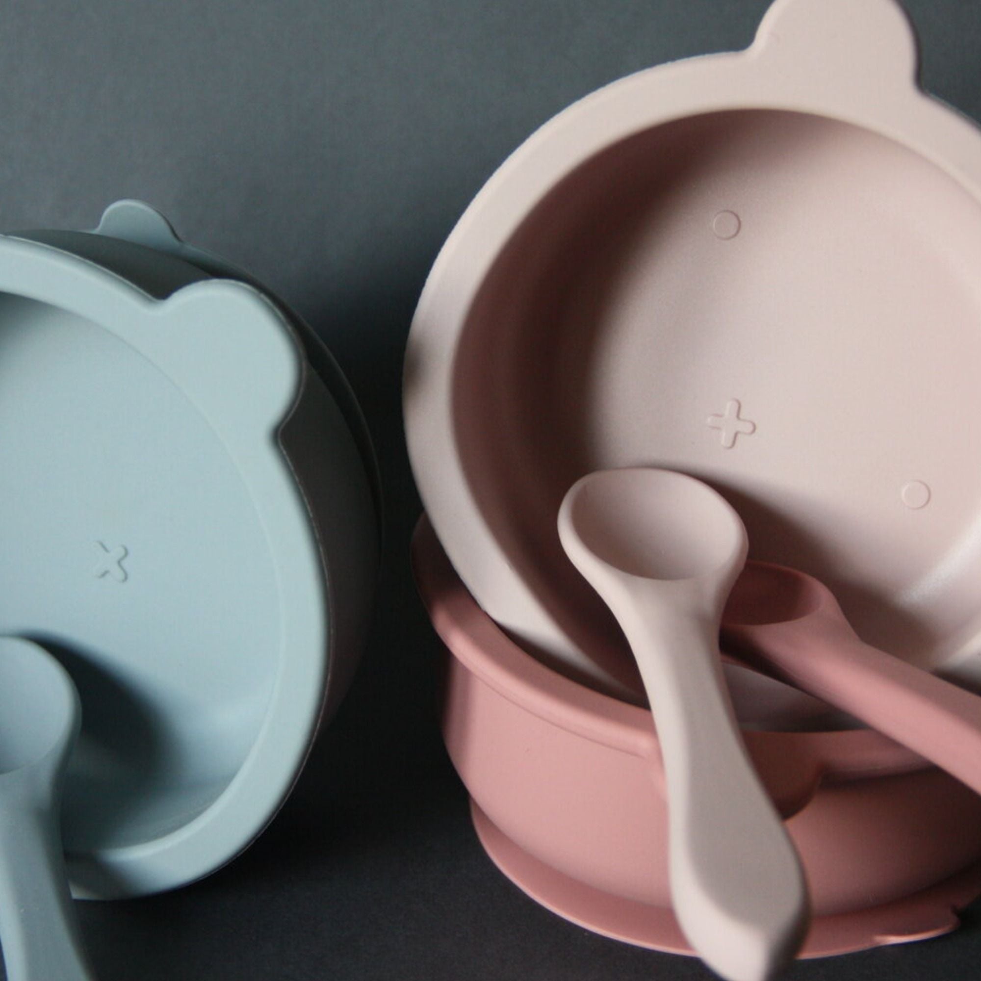 Bear - Esslernschüssel mit Löffel aus 100% Silikon LFGB von the cotton cloud kaufen - Alltagshelfer, Babykleidung & mehr