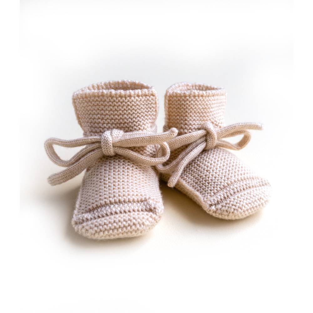 Booties Babyschuhe Gesterickt aus Merinowolle von HVID kaufen - Kleidung, Babykleidung & mehr